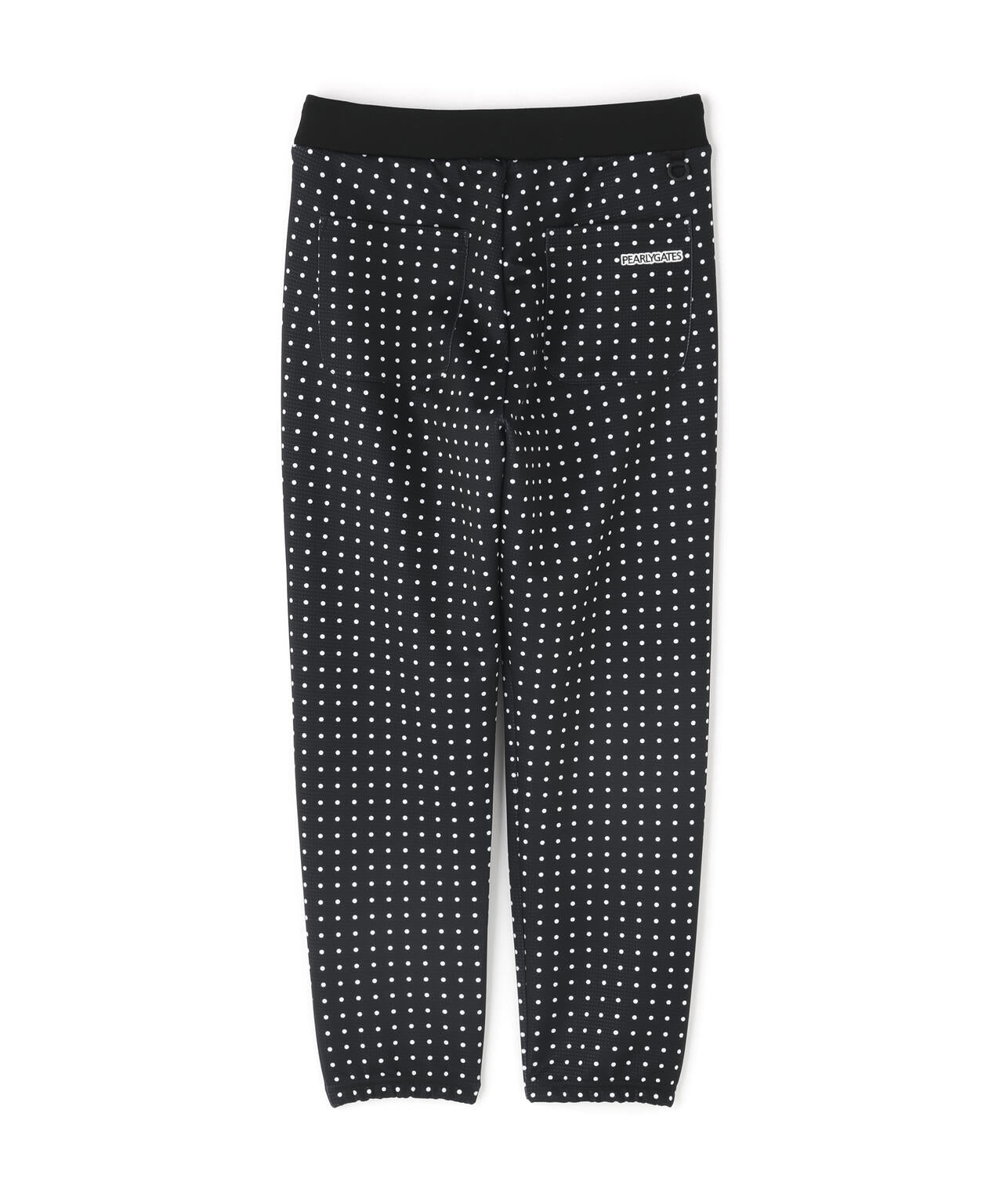 ダブルフェイスジョガーパンツ <ミニドット柄>