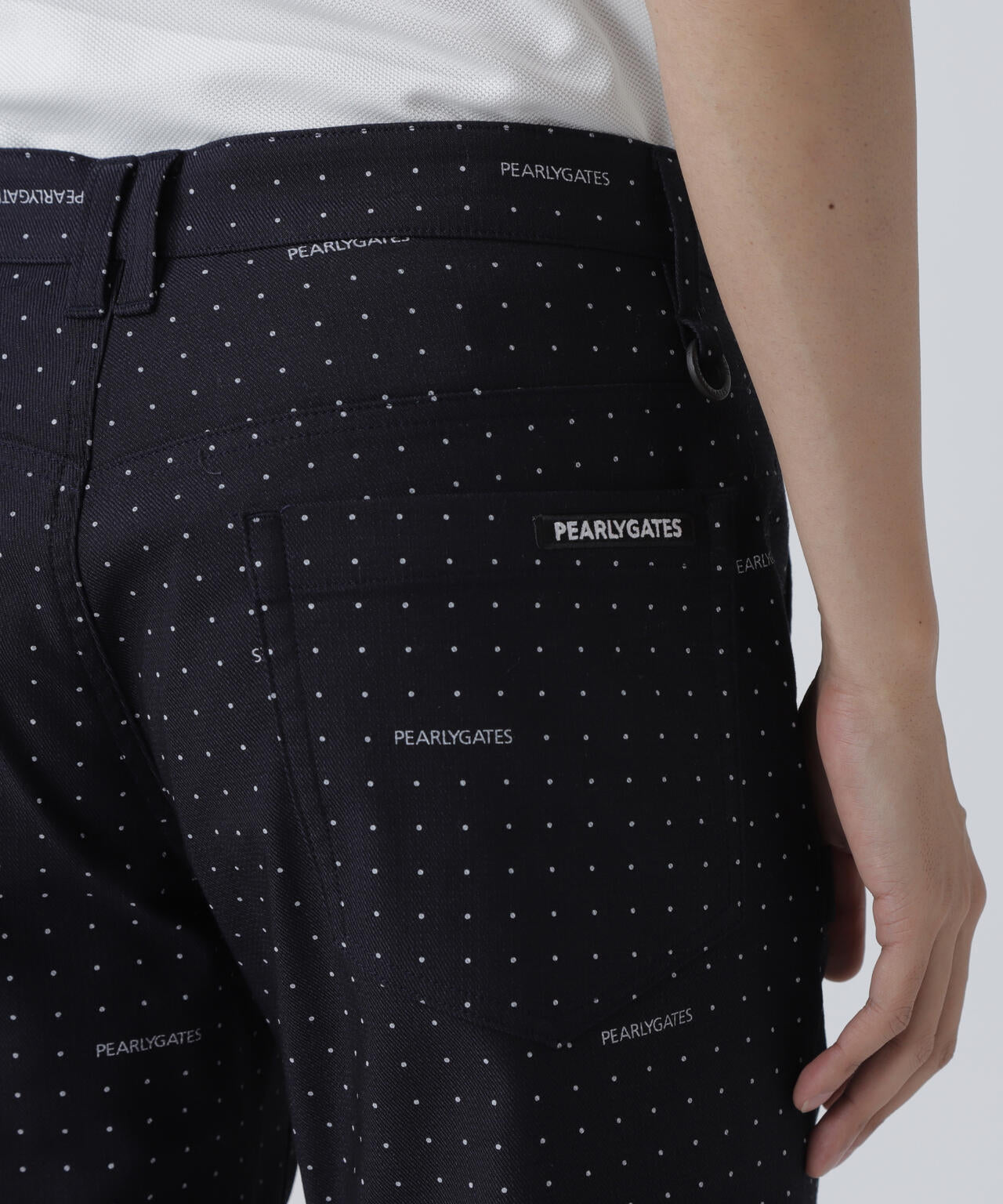 C/Peストレッチドビーツイルパンツ <ミニドット柄>