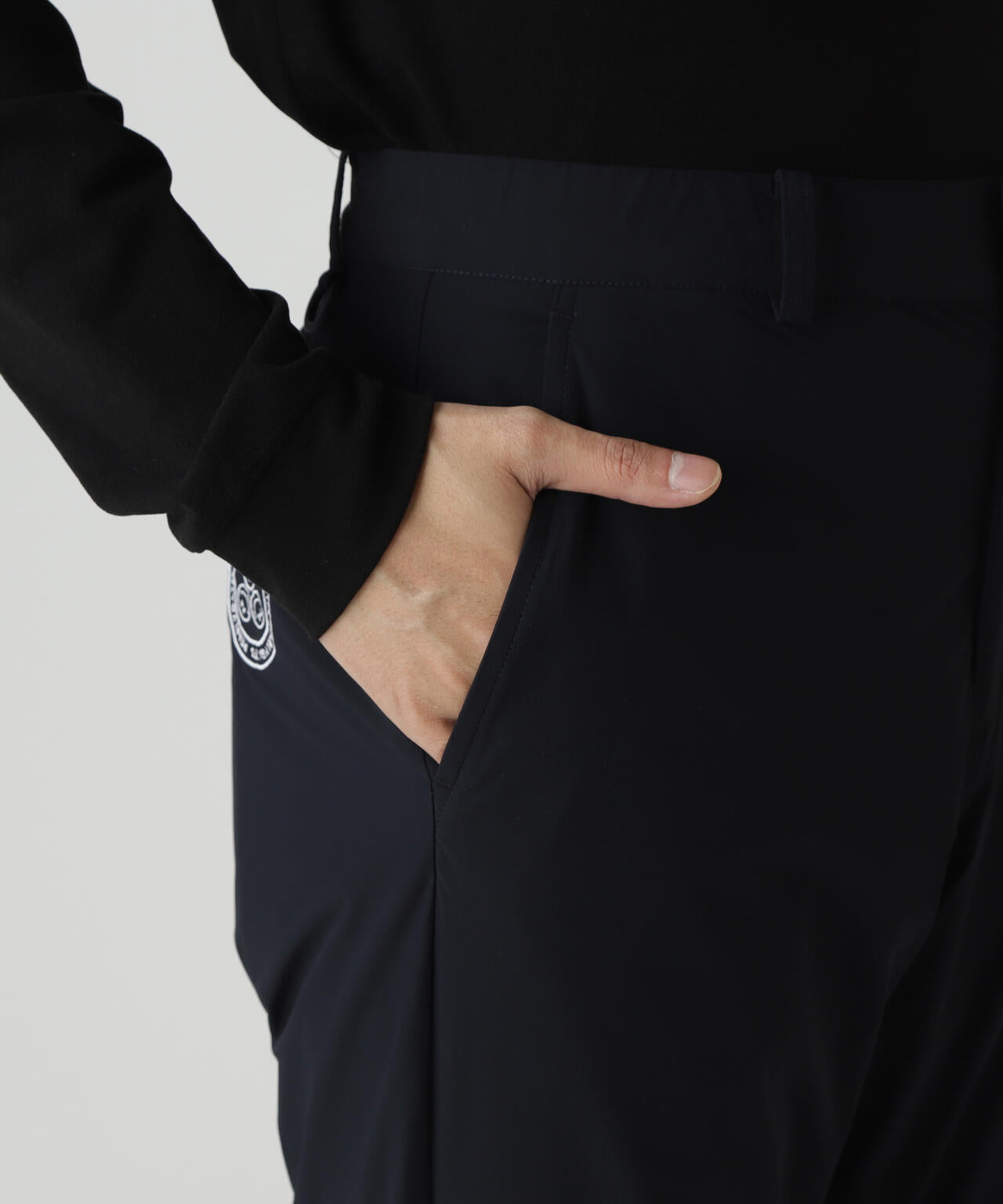 Peストレッチドビー中綿パンツ