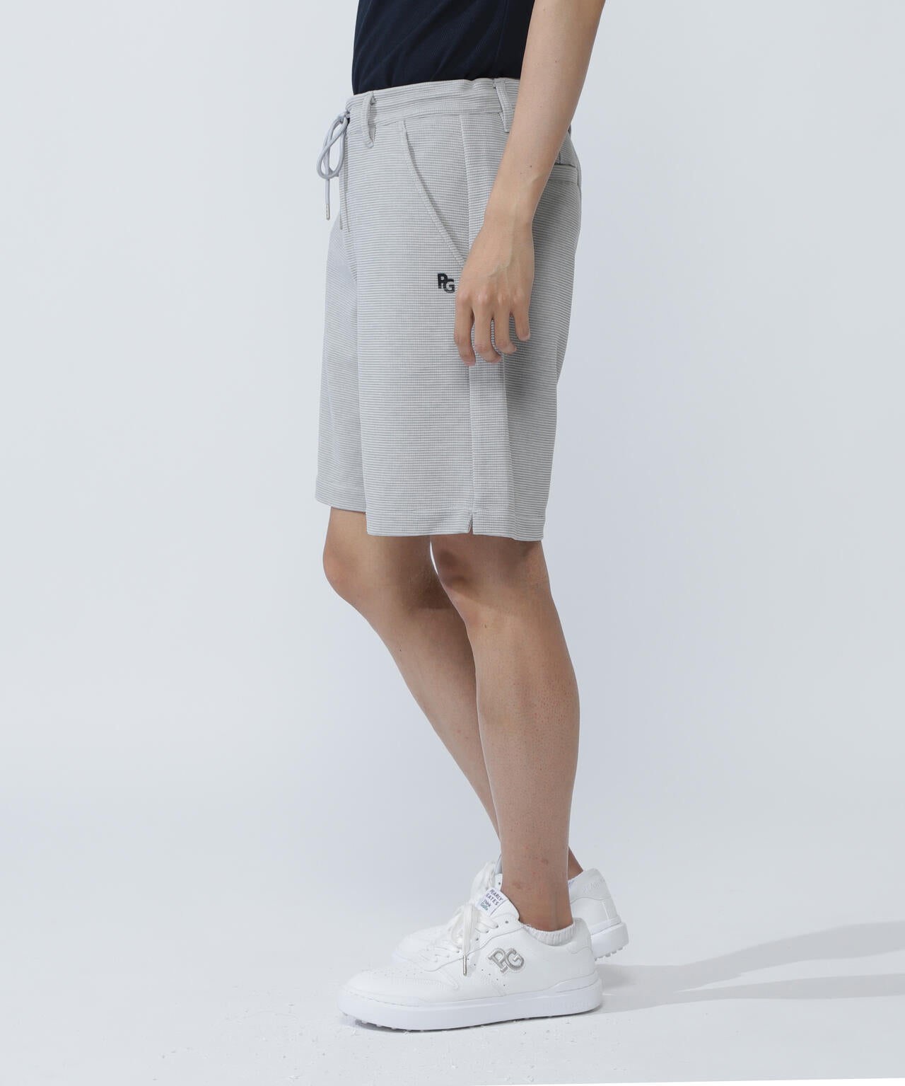 Peワッフル調ブリスターショートパンツ <Relaxシリーズ>