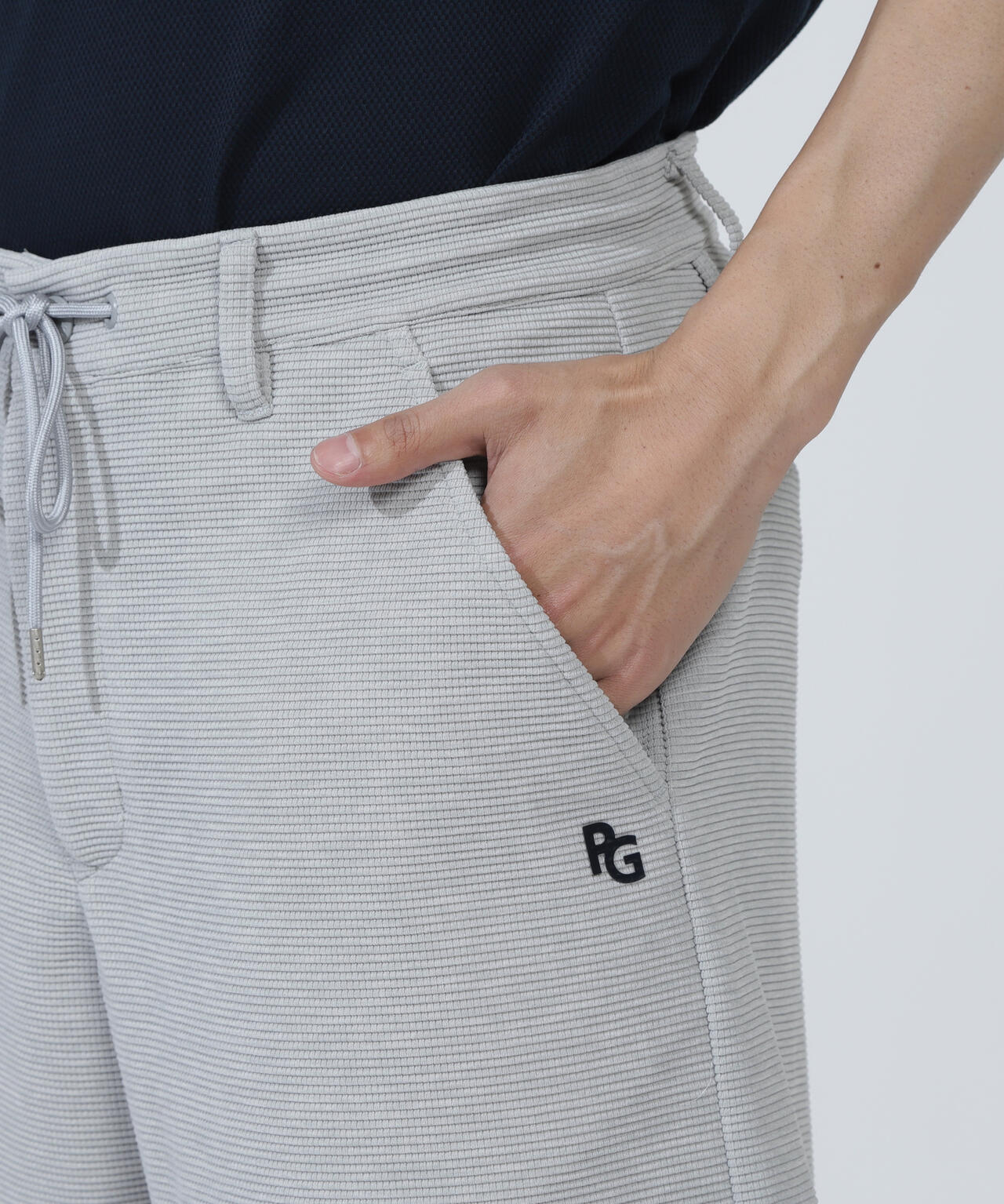 Peワッフル調ブリスターショートパンツ <Relaxシリーズ>