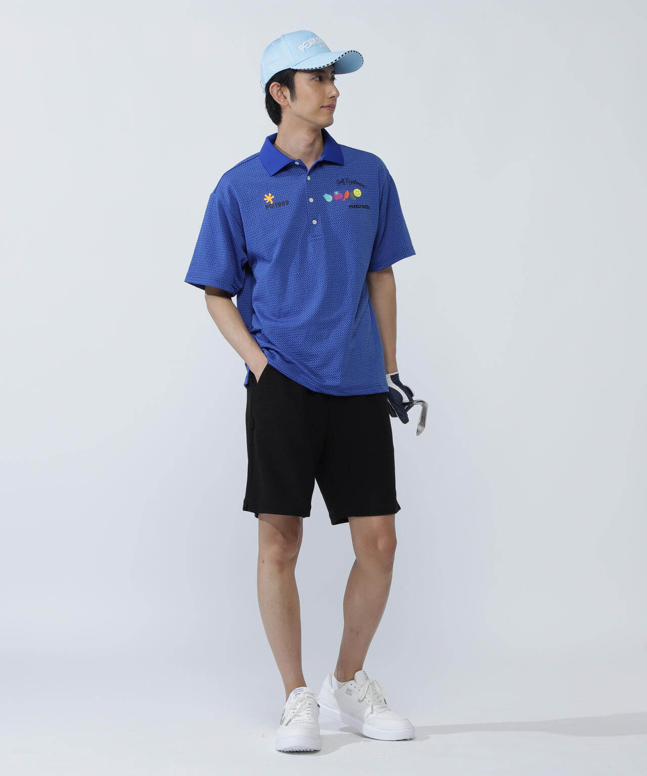 Peワッフル調ブリスターショートパンツ <Relaxシリーズ>