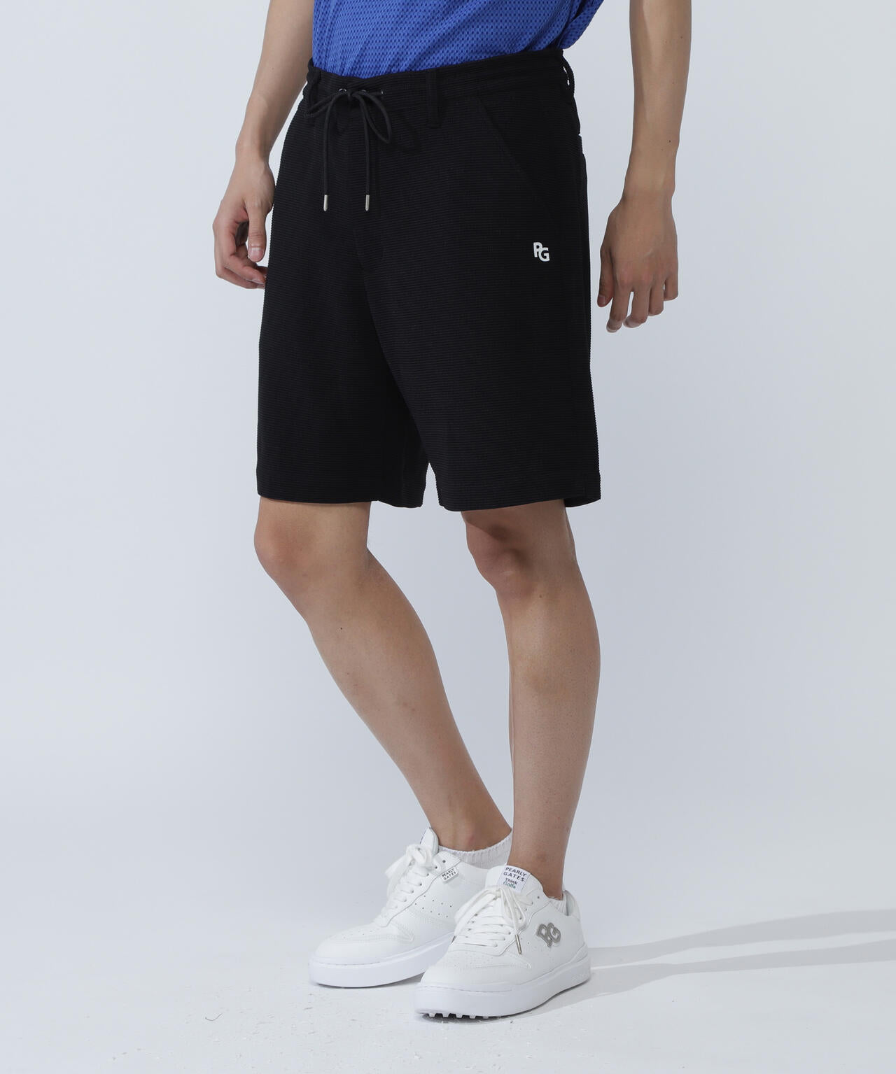 Peワッフル調ブリスターショートパンツ <Relaxシリーズ>