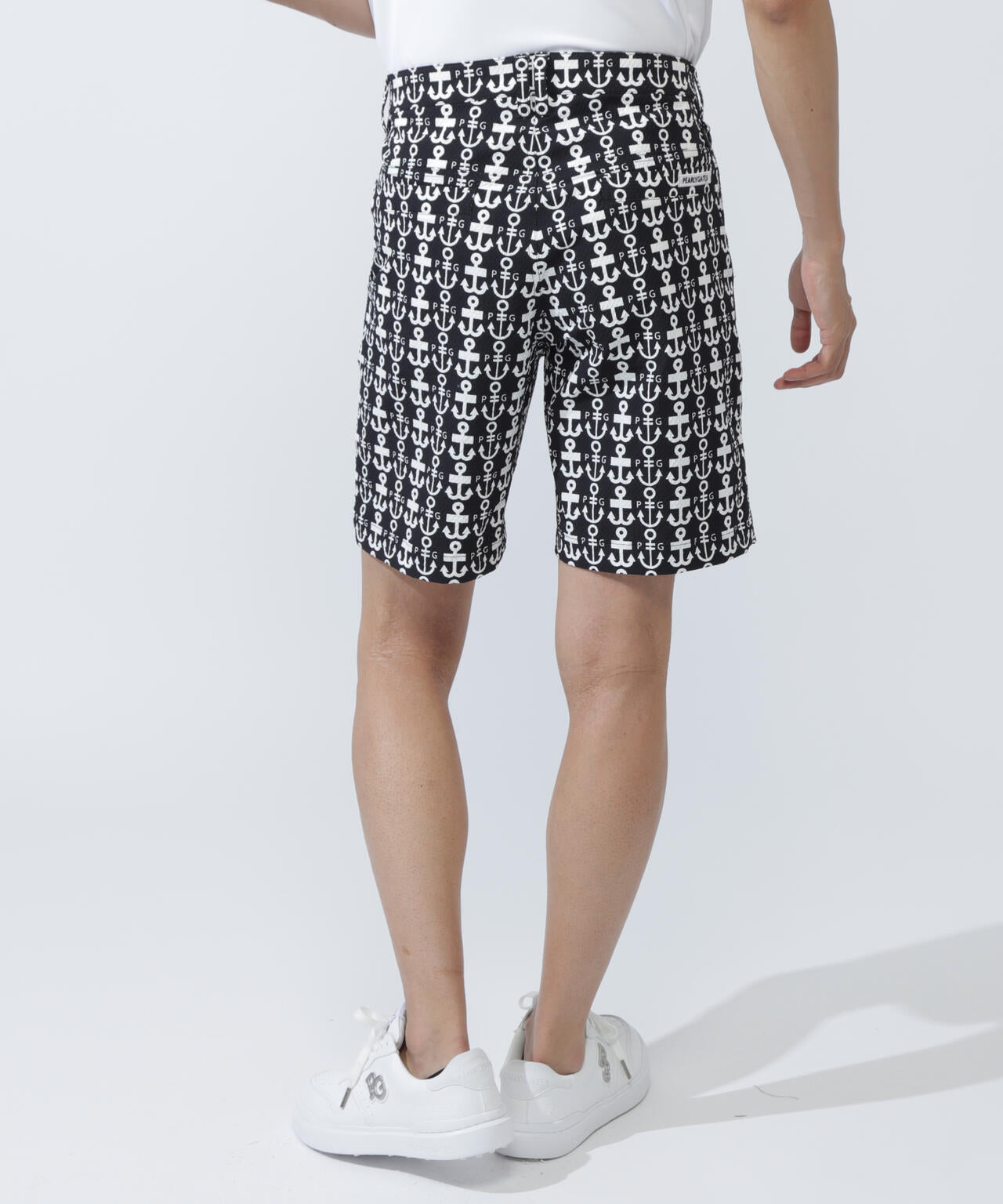 Nyストレッチドビーショートパンツ <ロゴアンカー柄>