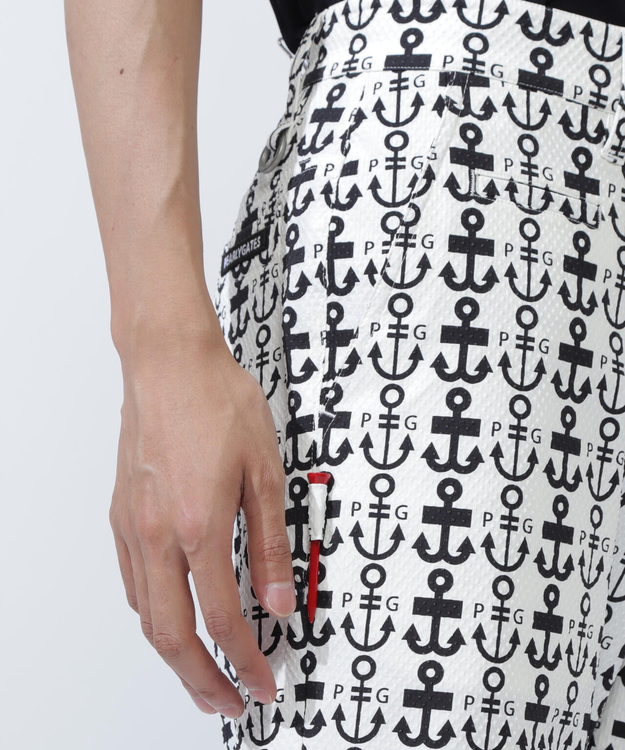 Nyストレッチドビーショートパンツ <ロゴアンカー柄>