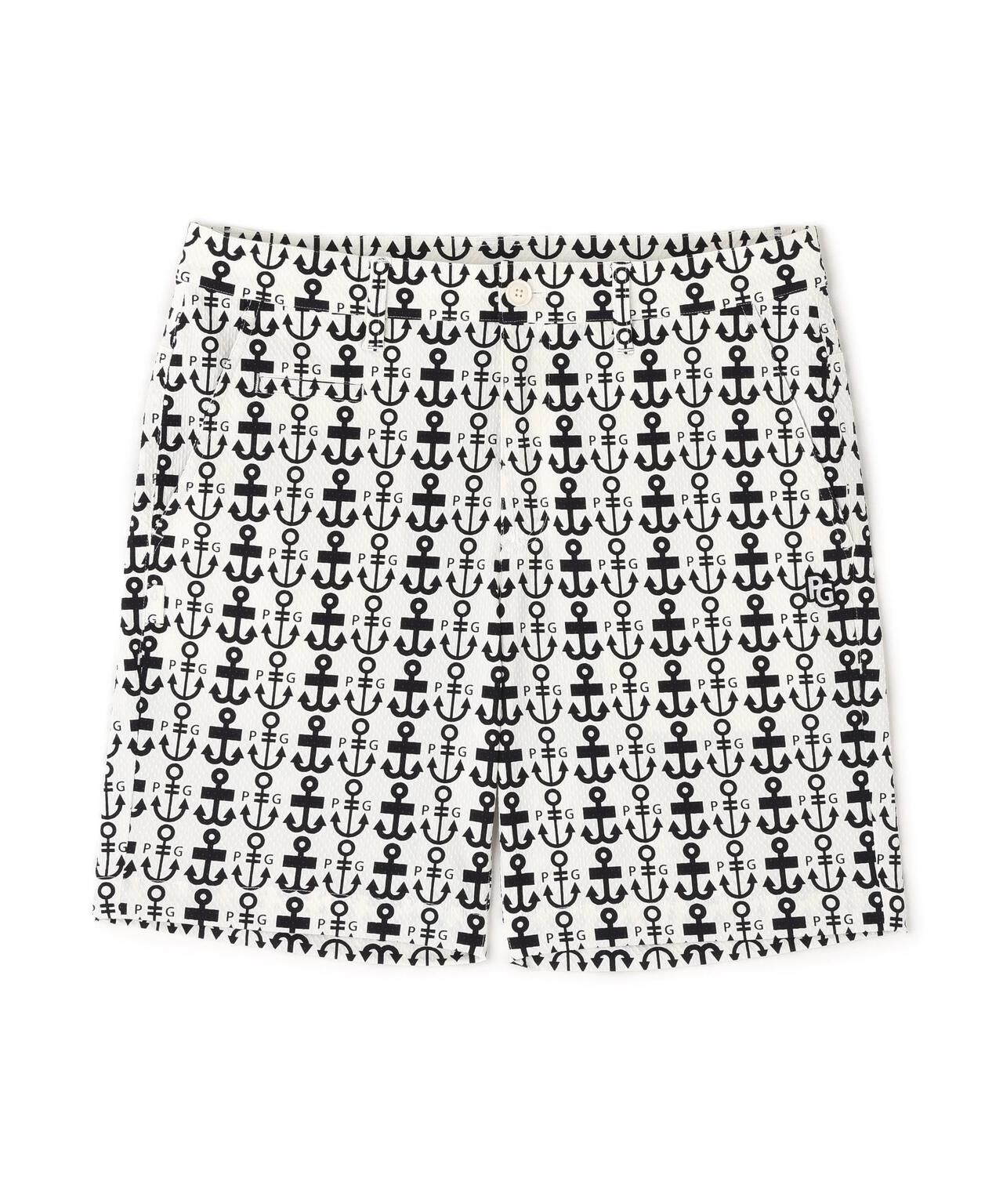 Nyストレッチドビーショートパンツ <ロゴアンカー柄>