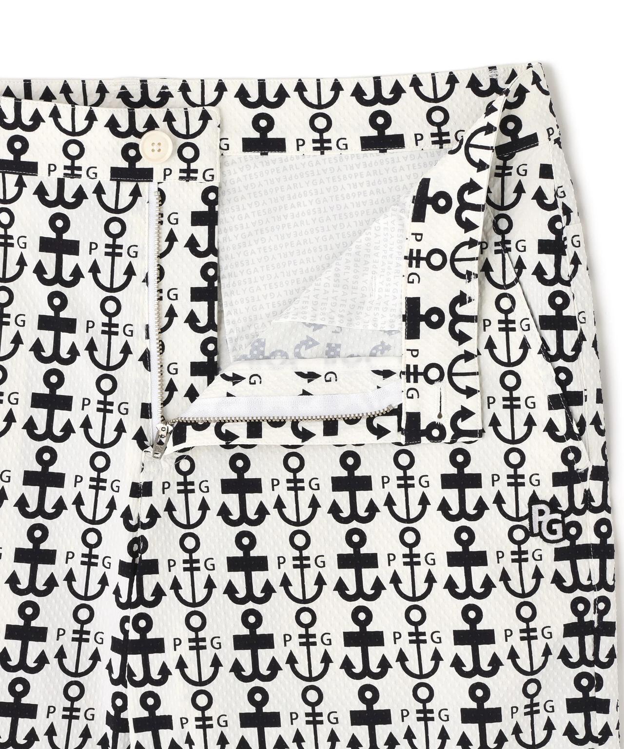 Nyストレッチドビーショートパンツ <ロゴアンカー柄>