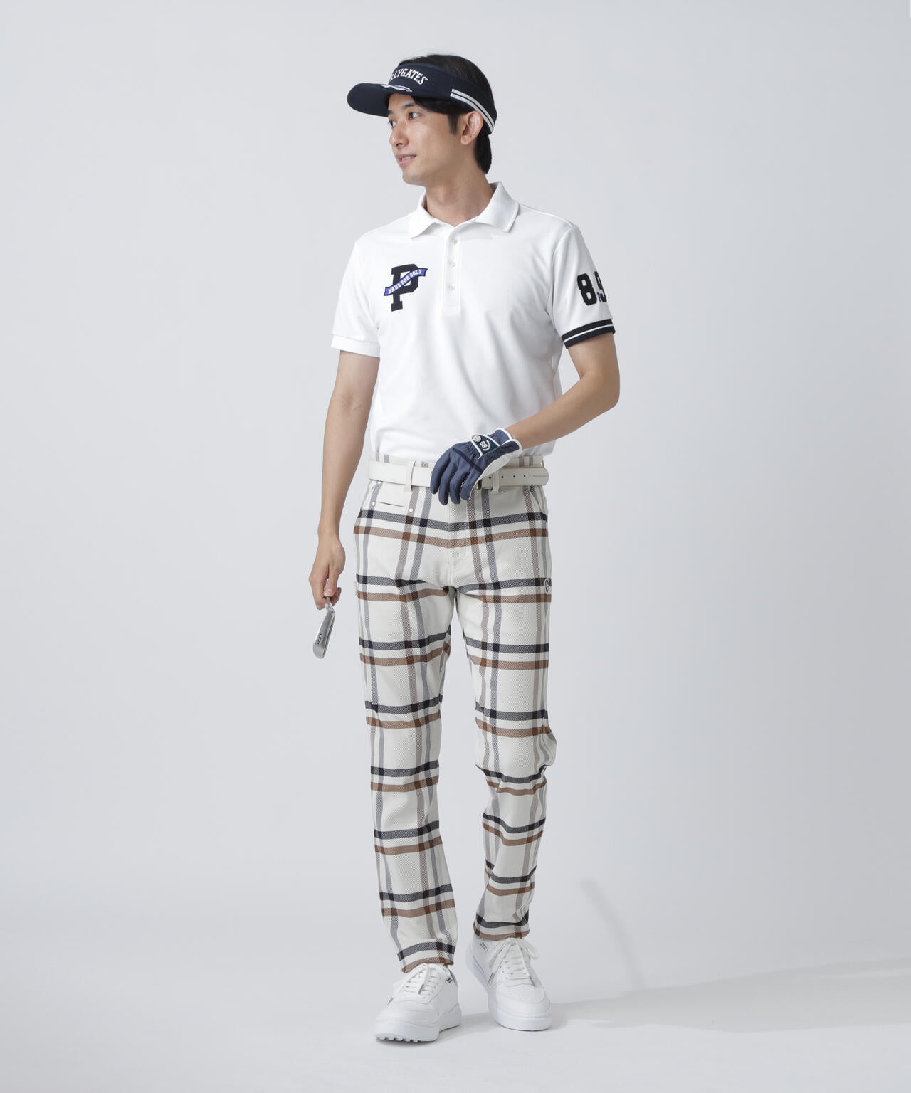 T/C6口鹿の子半袖ポロシャツ