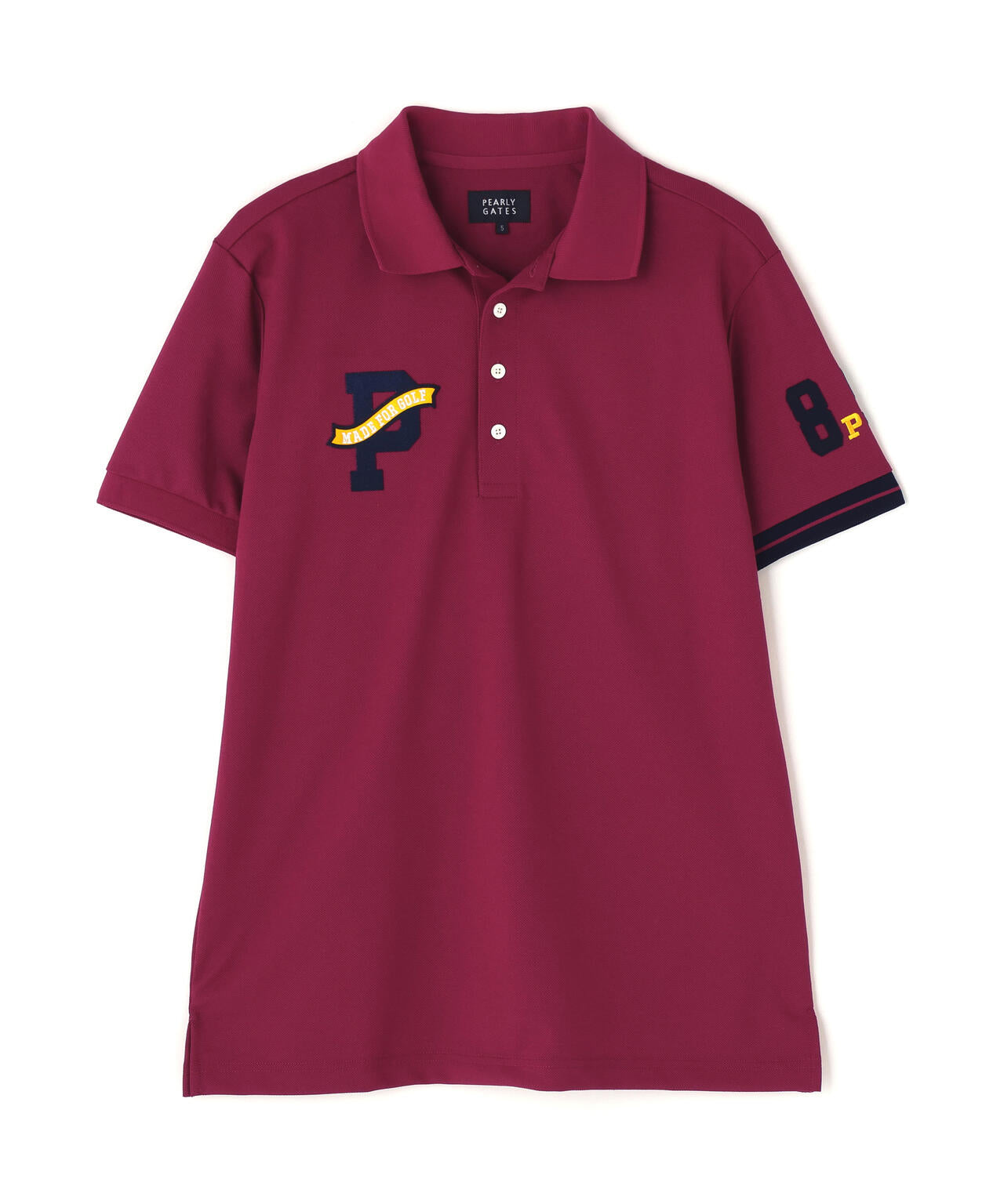 T/C6口鹿の子半袖ポロシャツ