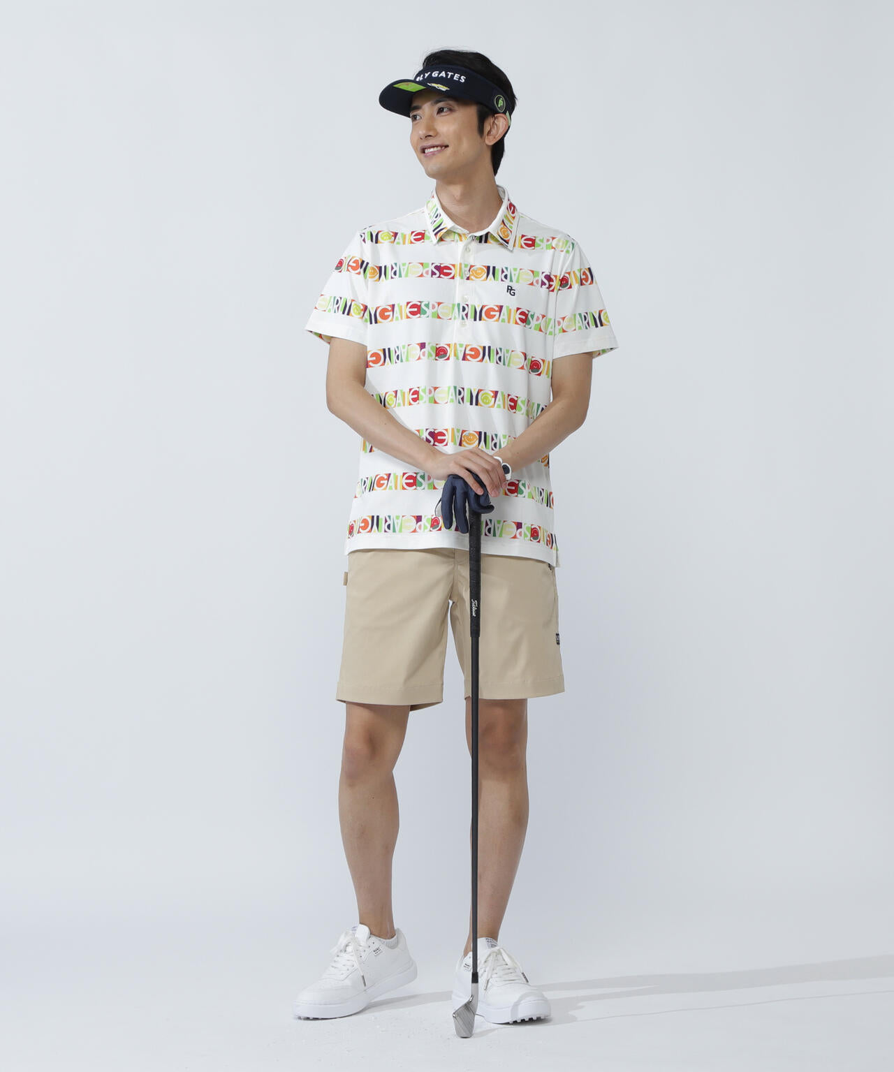 ビオニコシールボーダー半袖ポロシャツ