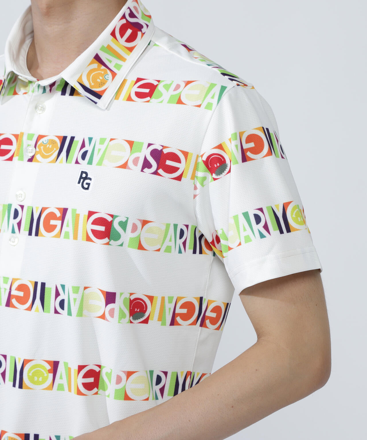 ビオニコシールボーダー半袖ポロシャツ