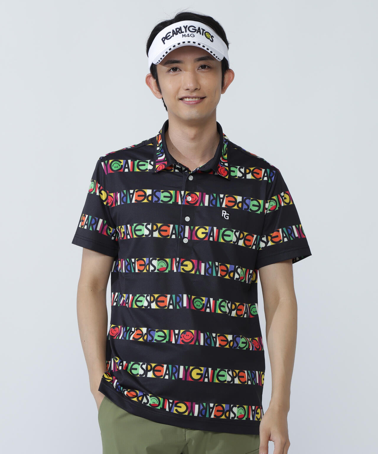 ビオニコシールボーダー半袖ポロシャツ