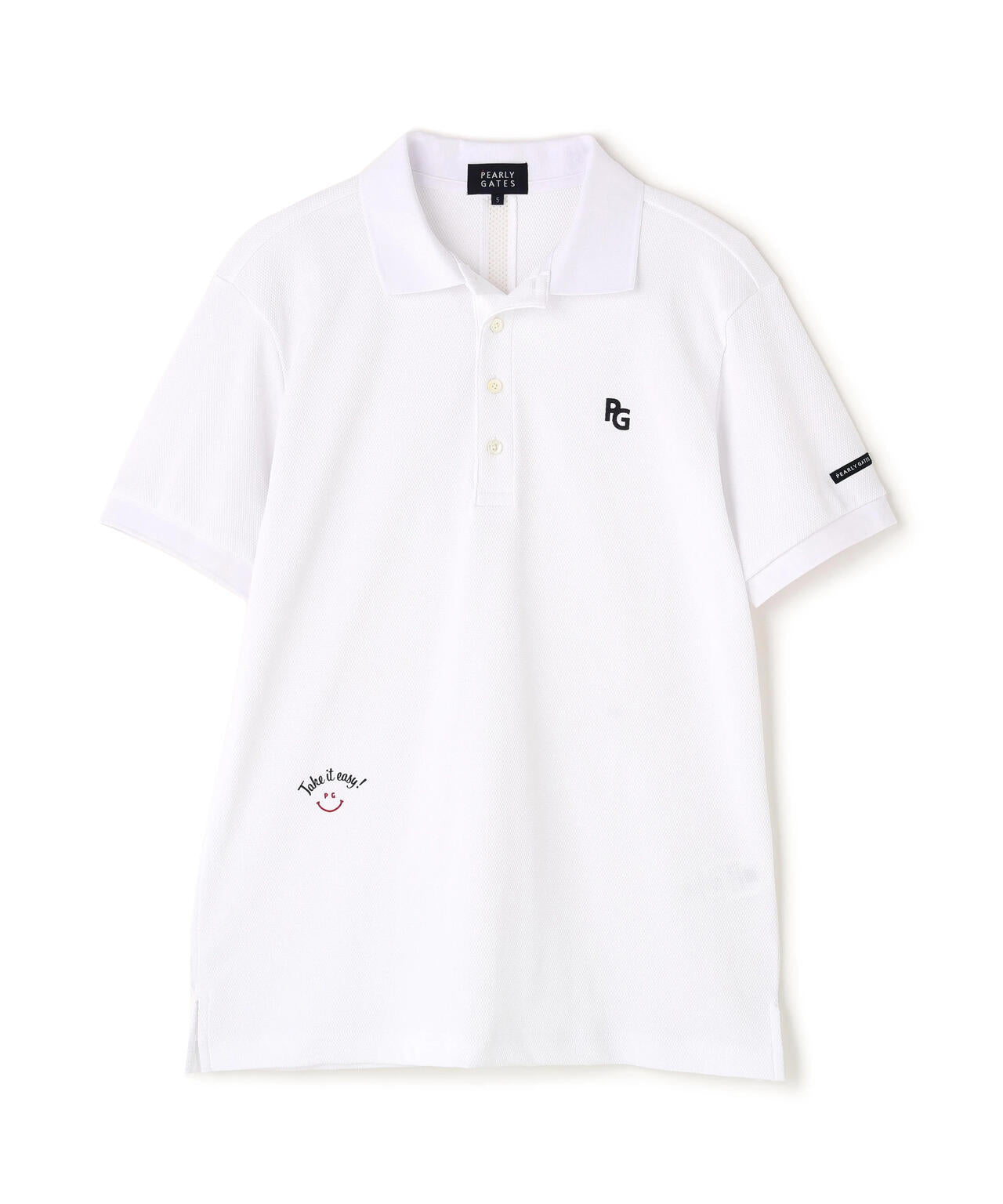 ポップコーンカノコ×メッシュ半袖ポロシャツ