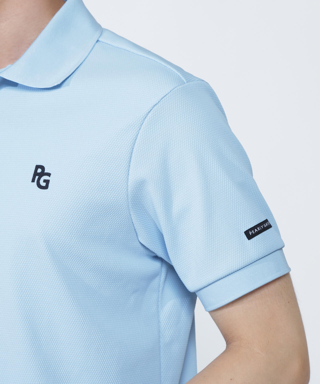 ポップコーンカノコ×メッシュ半袖ポロシャツ