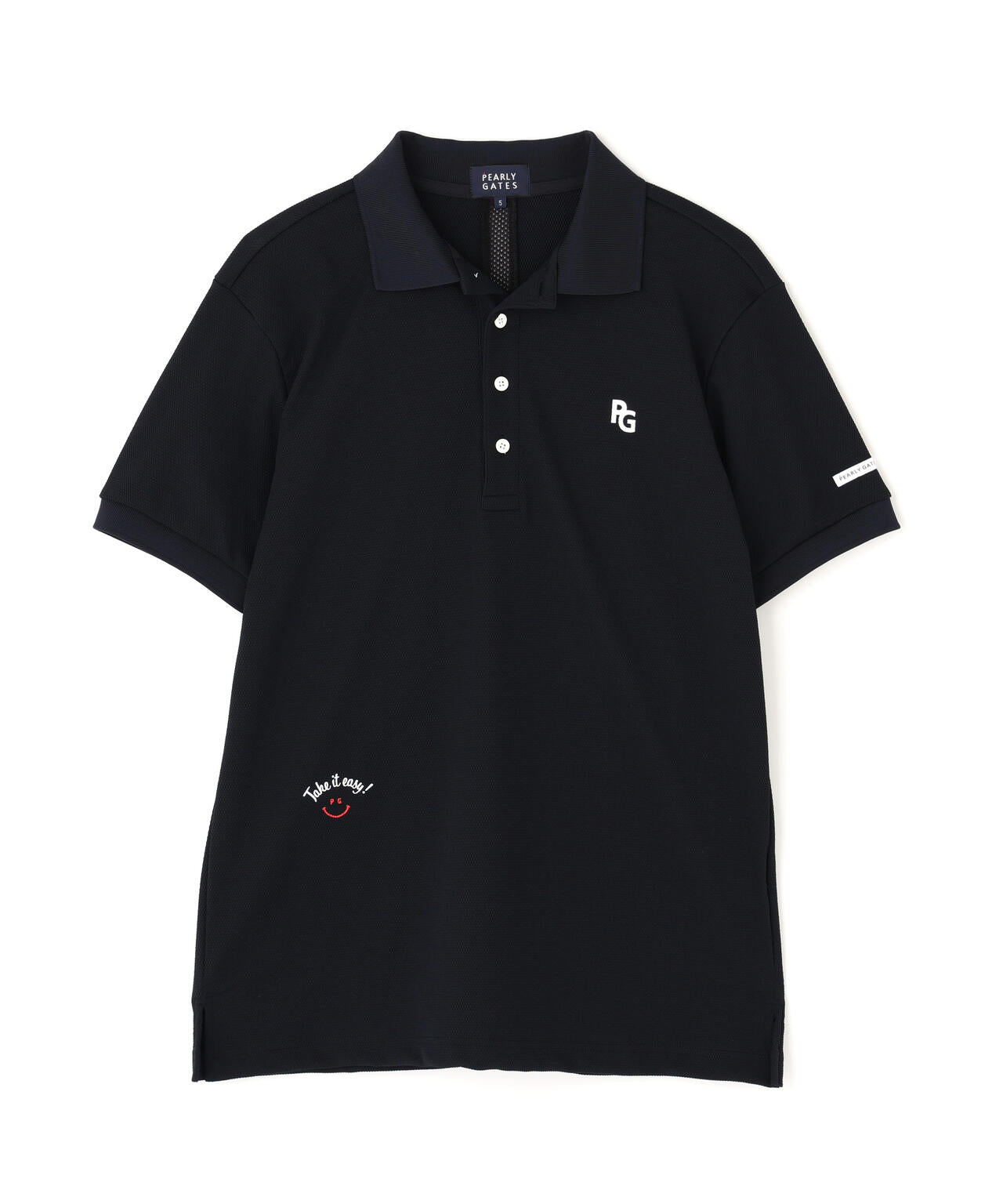 ポップコーンカノコ×メッシュ半袖ポロシャツ