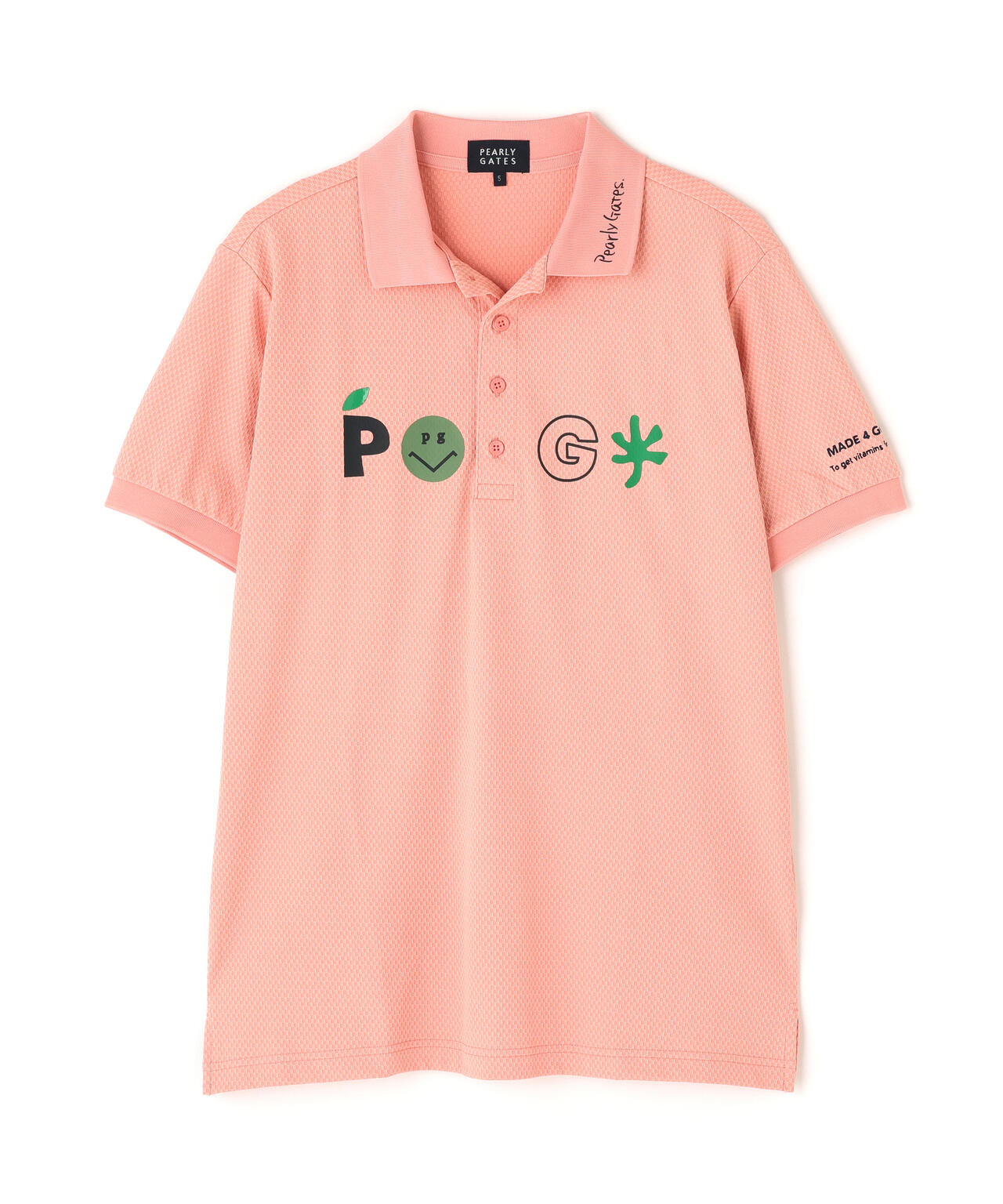 サッカーチェック半袖ポロシャツ