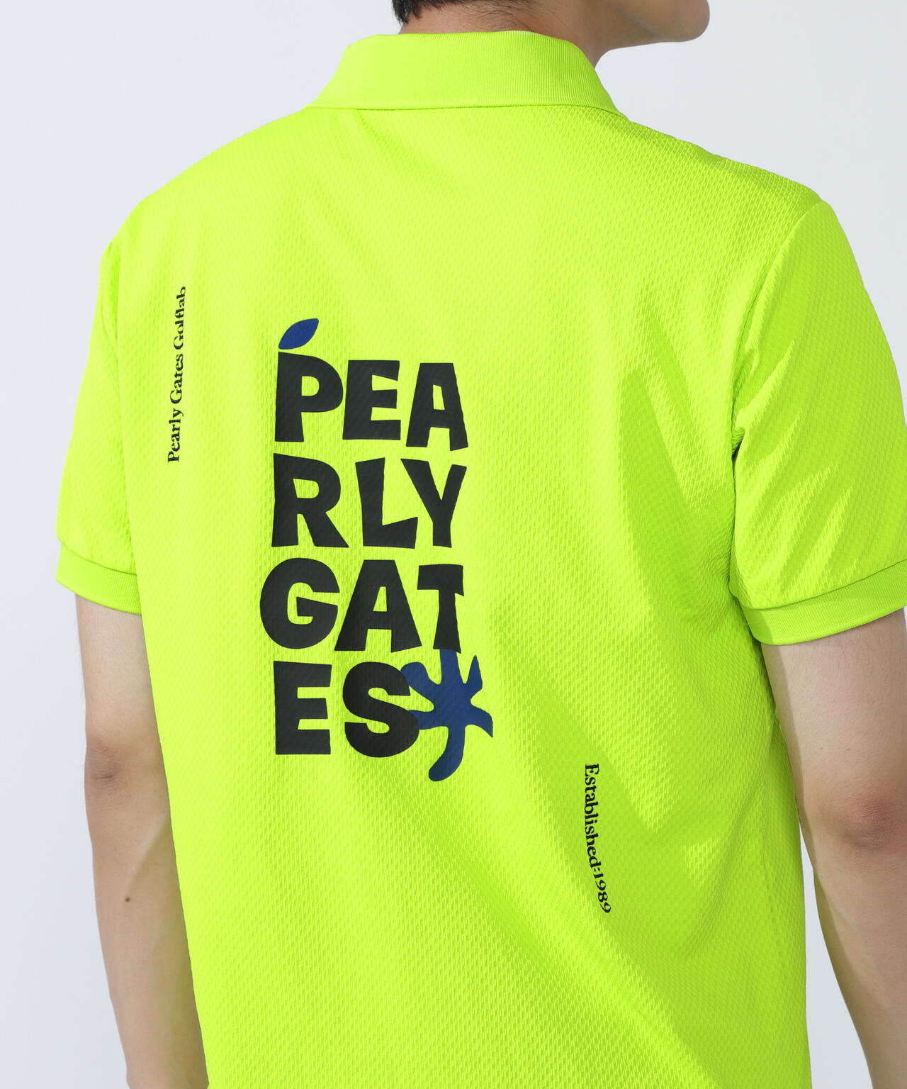 サッカーチェック半袖ポロシャツ