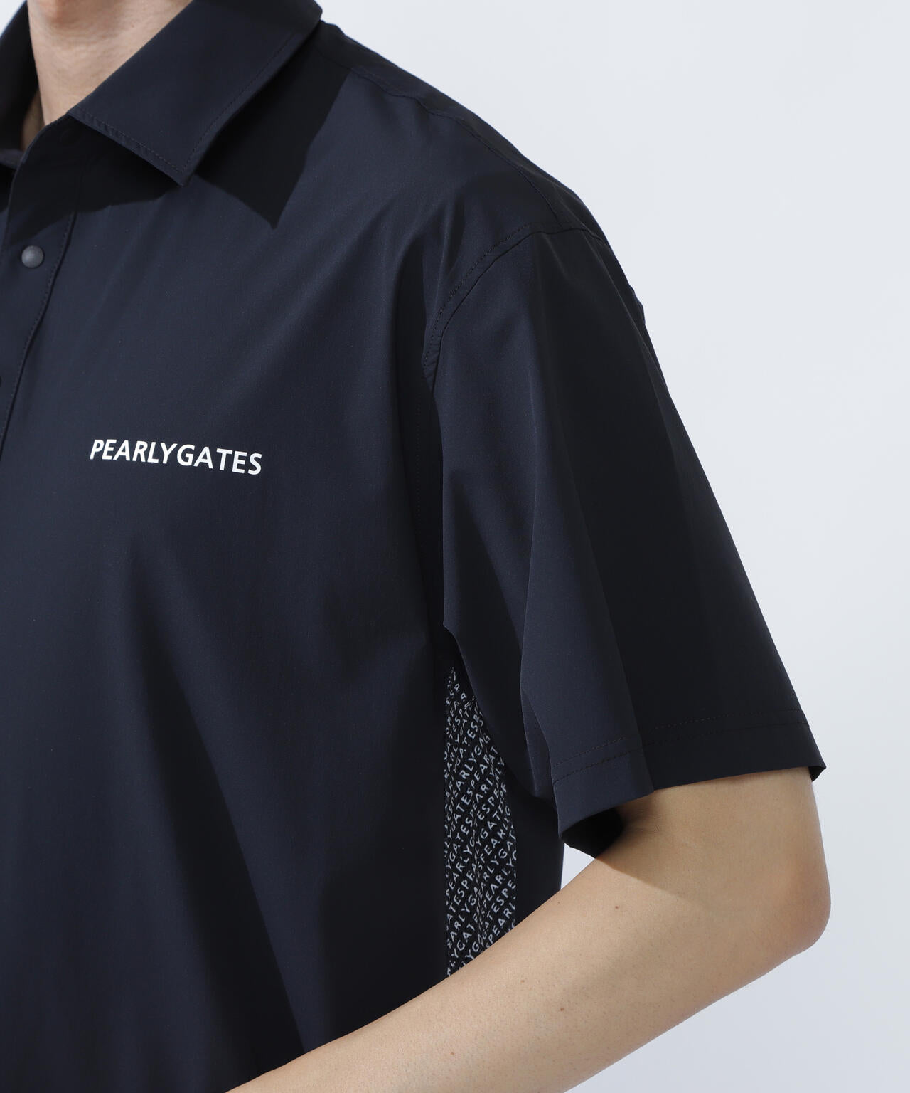 ナイロンアクティブストレッチ半袖ポロシャツ