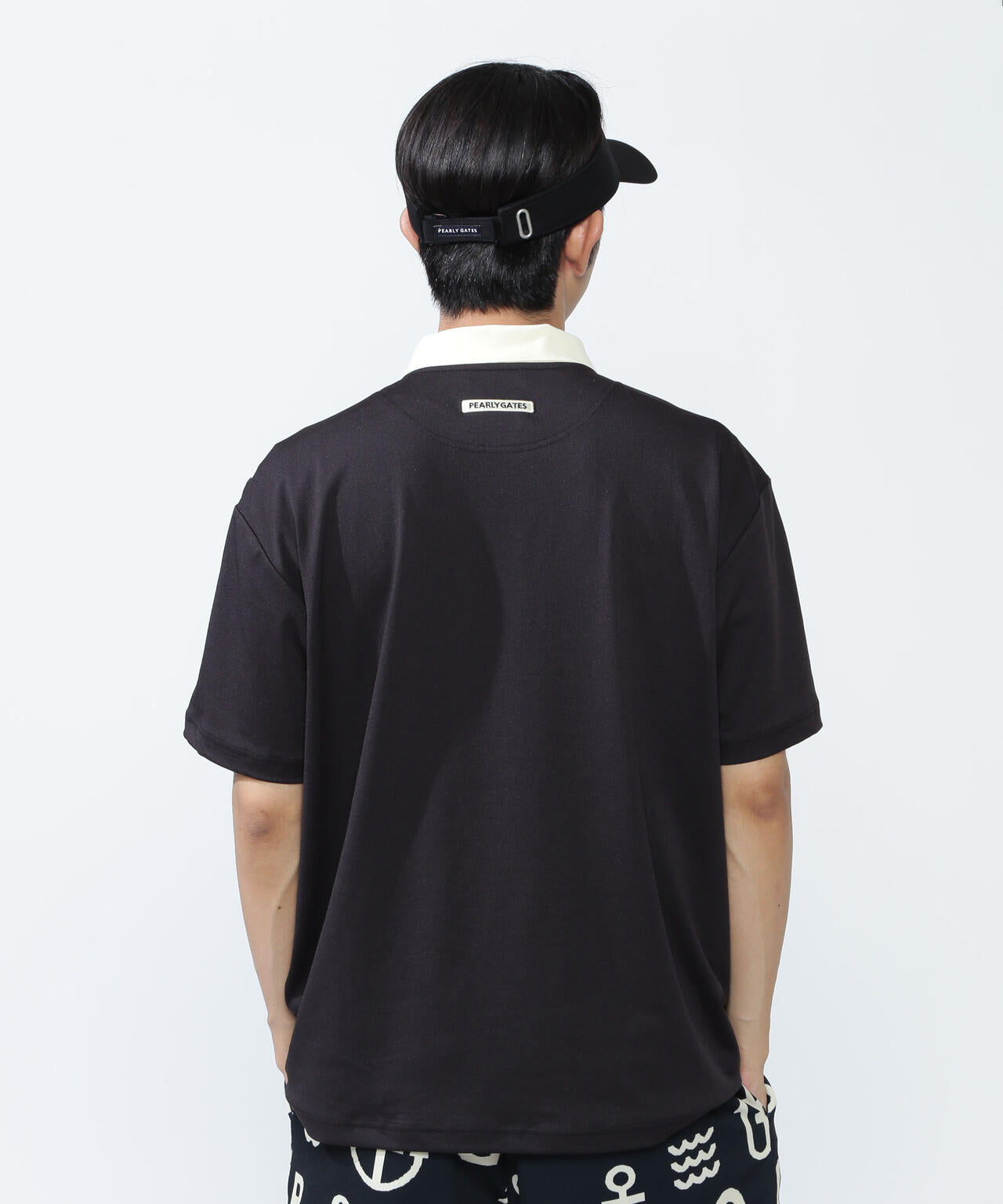 梨地半袖ポロシャツ