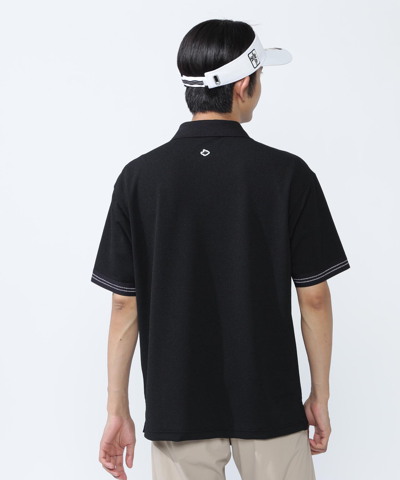 ストレッチミニバブル半袖ポロシャツ