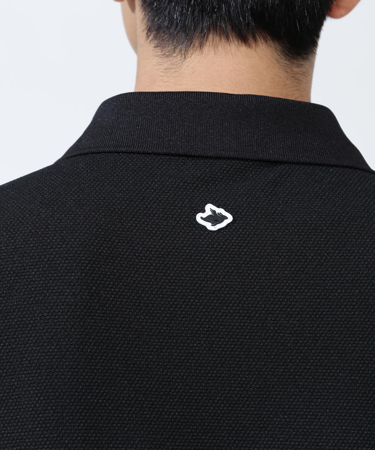 ストレッチミニバブル半袖ポロシャツ