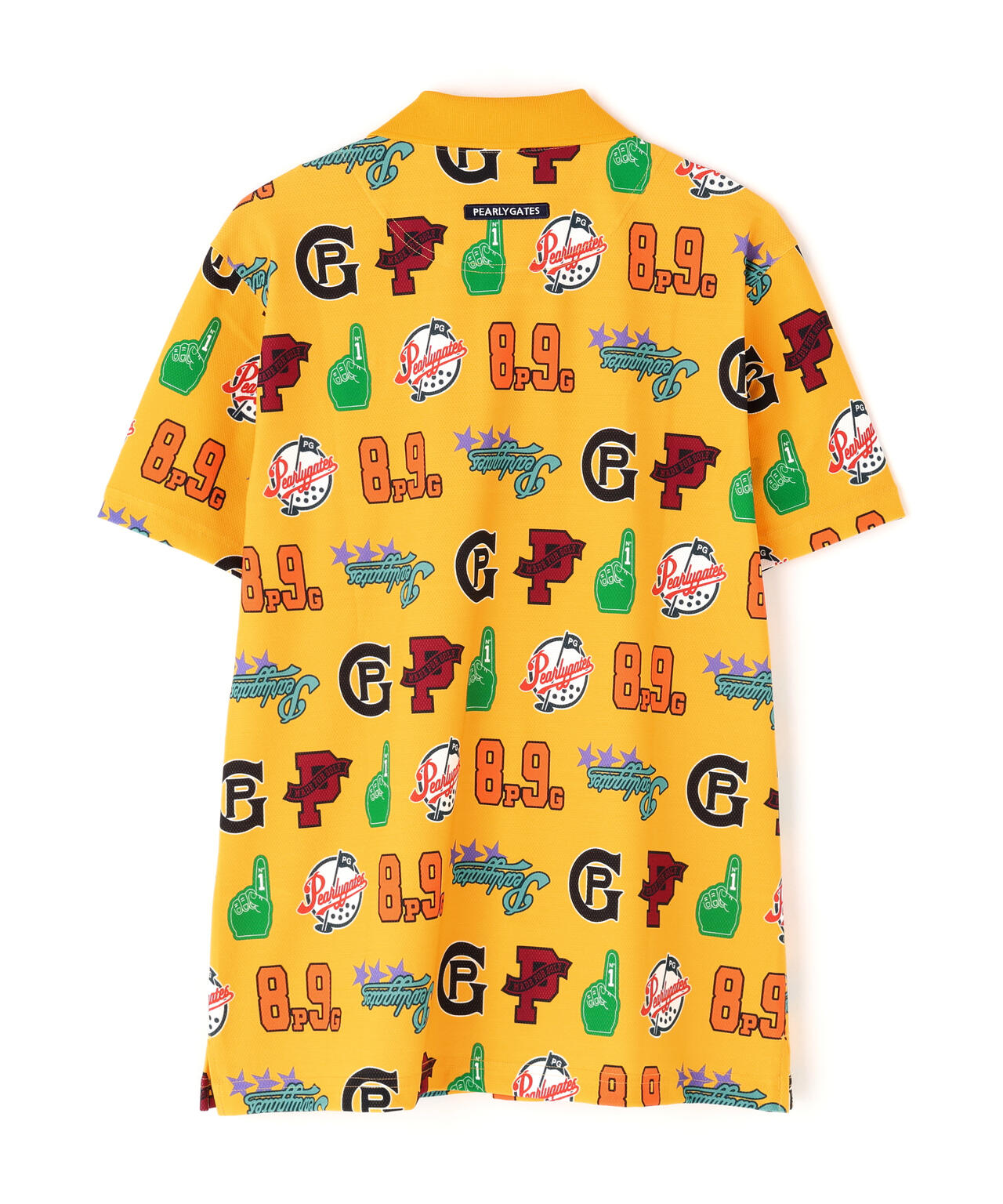 Peストレッチメッシュ半袖ポロシャツ <POPベースボール柄>