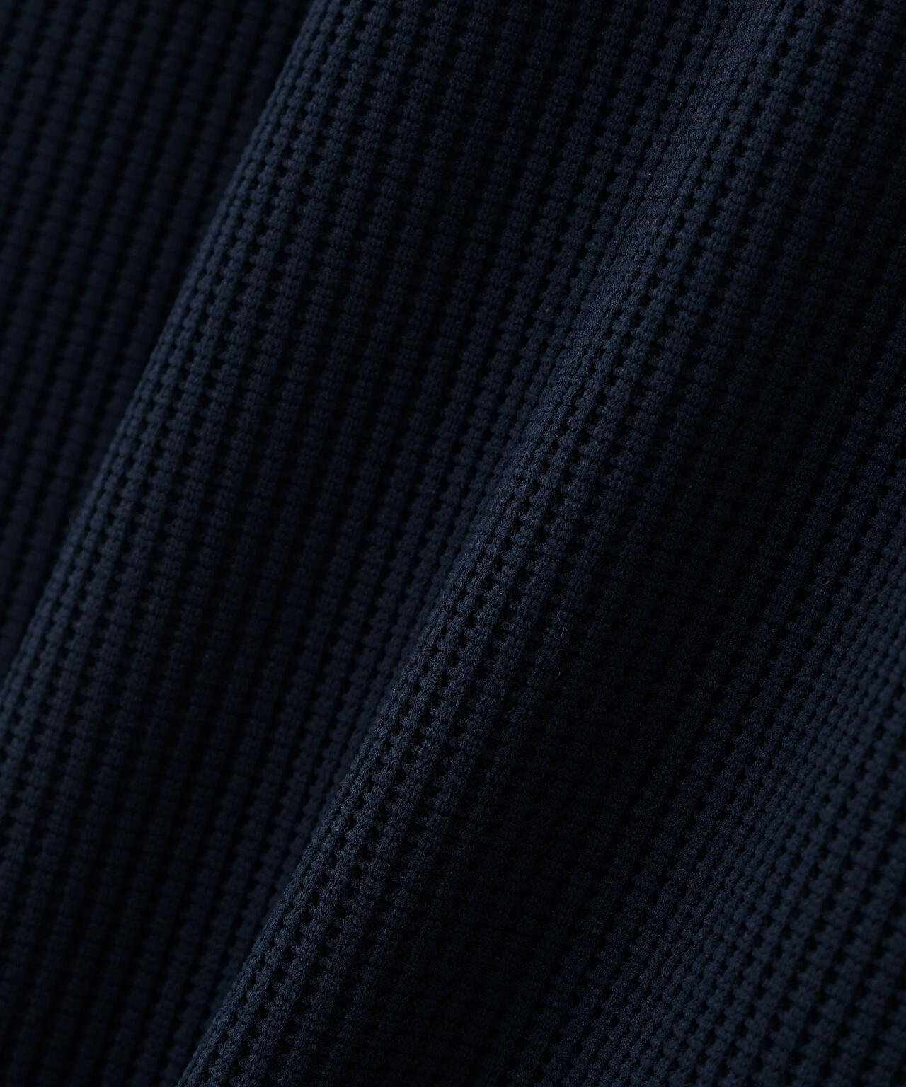 アクセンシャルゼブラワッフル半袖ポロシャツ