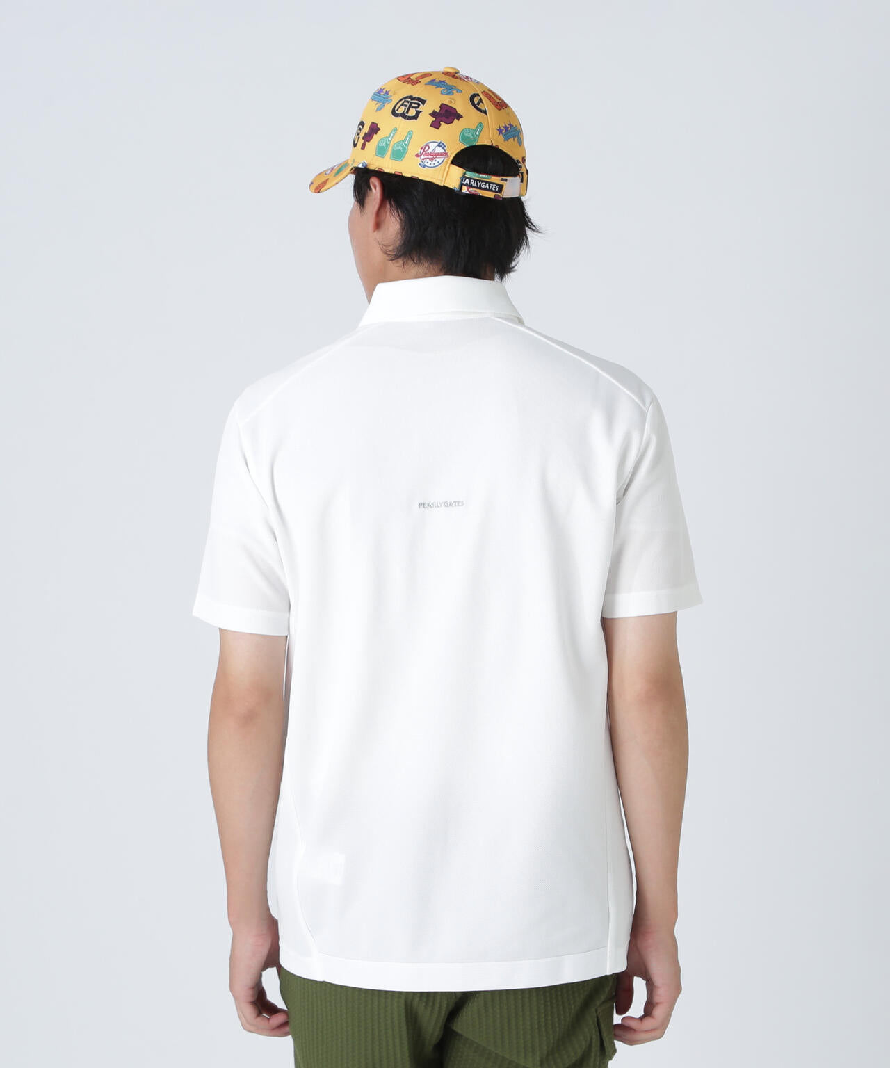 ハイエアーパームタイプカノコ半袖ポロシャツ