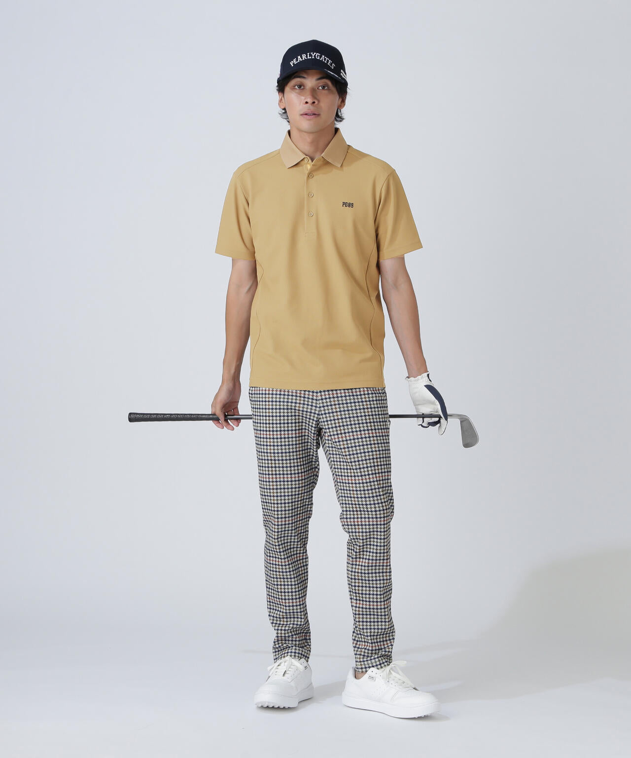 ハイエアーパームタイプカノコ半袖ポロシャツ