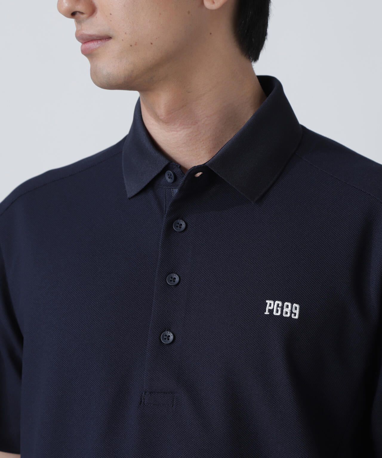 ハイエアーパームタイプカノコ半袖ポロシャツ