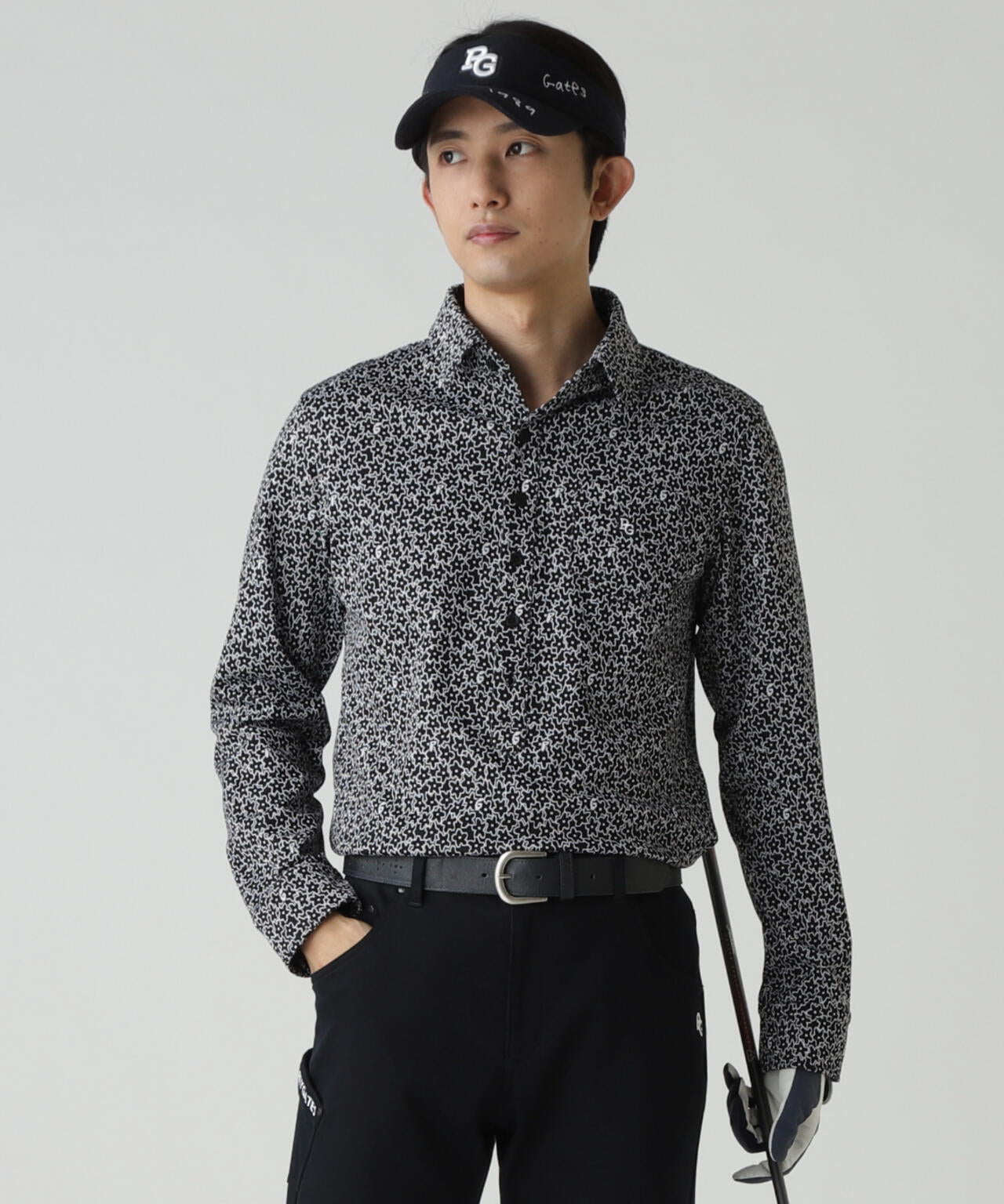 C/PeストレッチWJQ長袖カットソープルオーバー <MIXパターン>