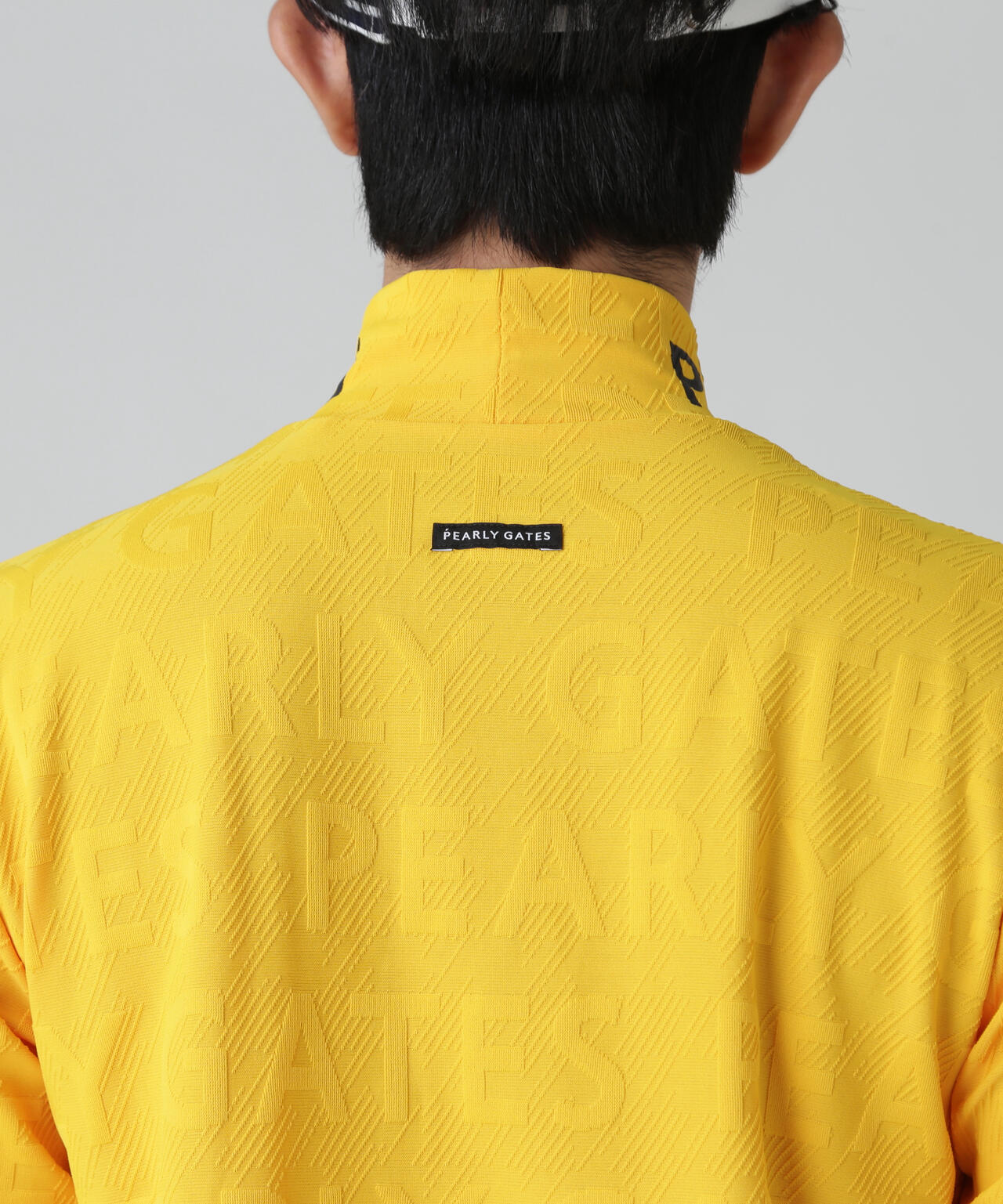 3Dベアジャガード長袖ハイネックカットソー