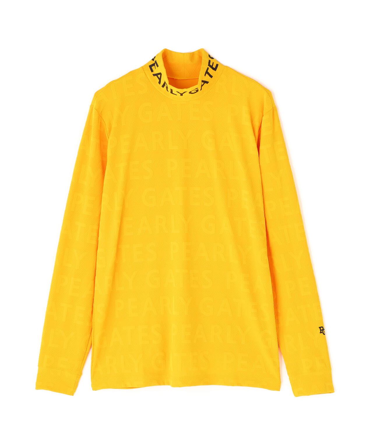 3Dベアジャガード長袖ハイネックカットソー