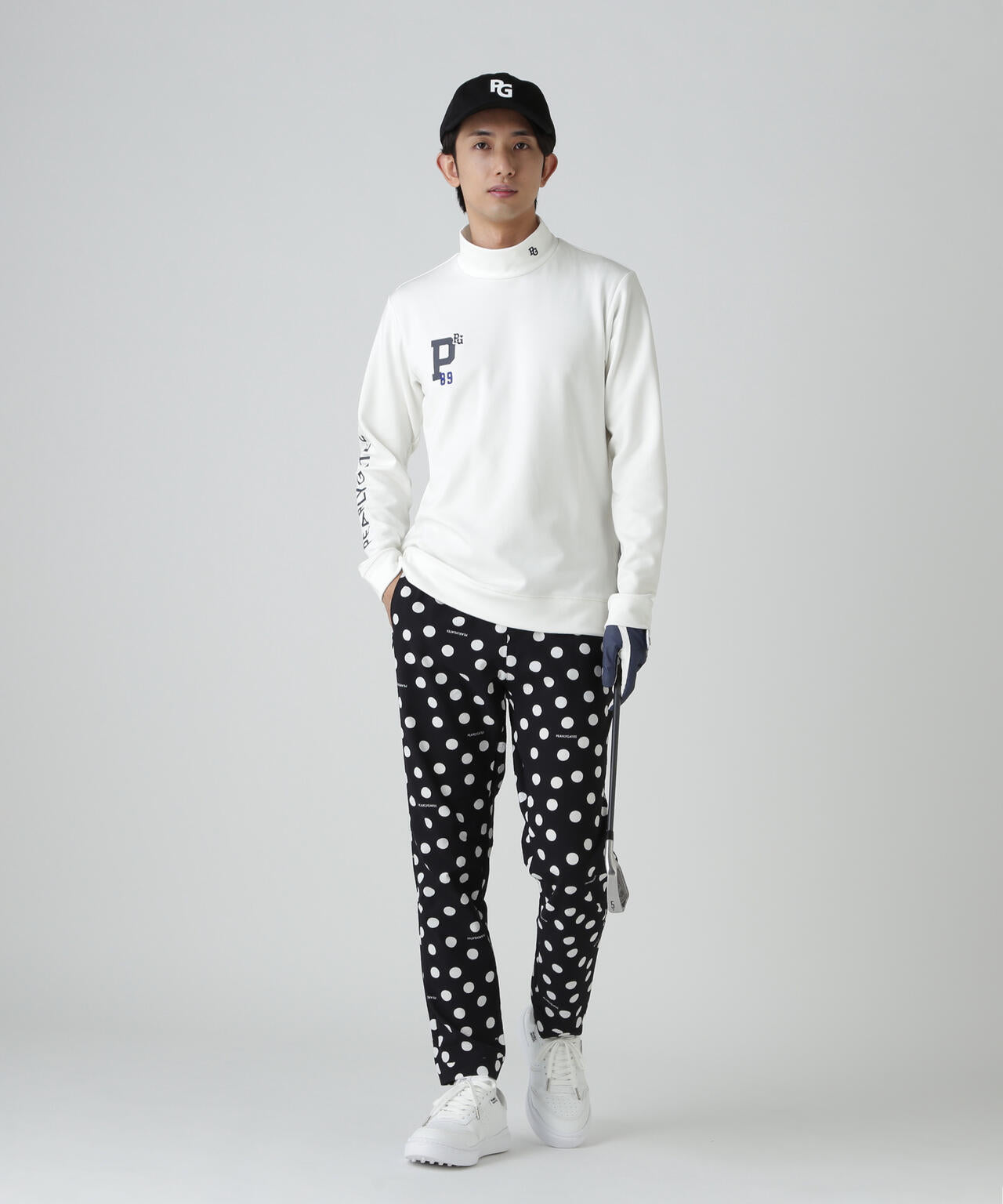 【PG BODY】スーパーファインウールフリース長袖ハイネックカットソー