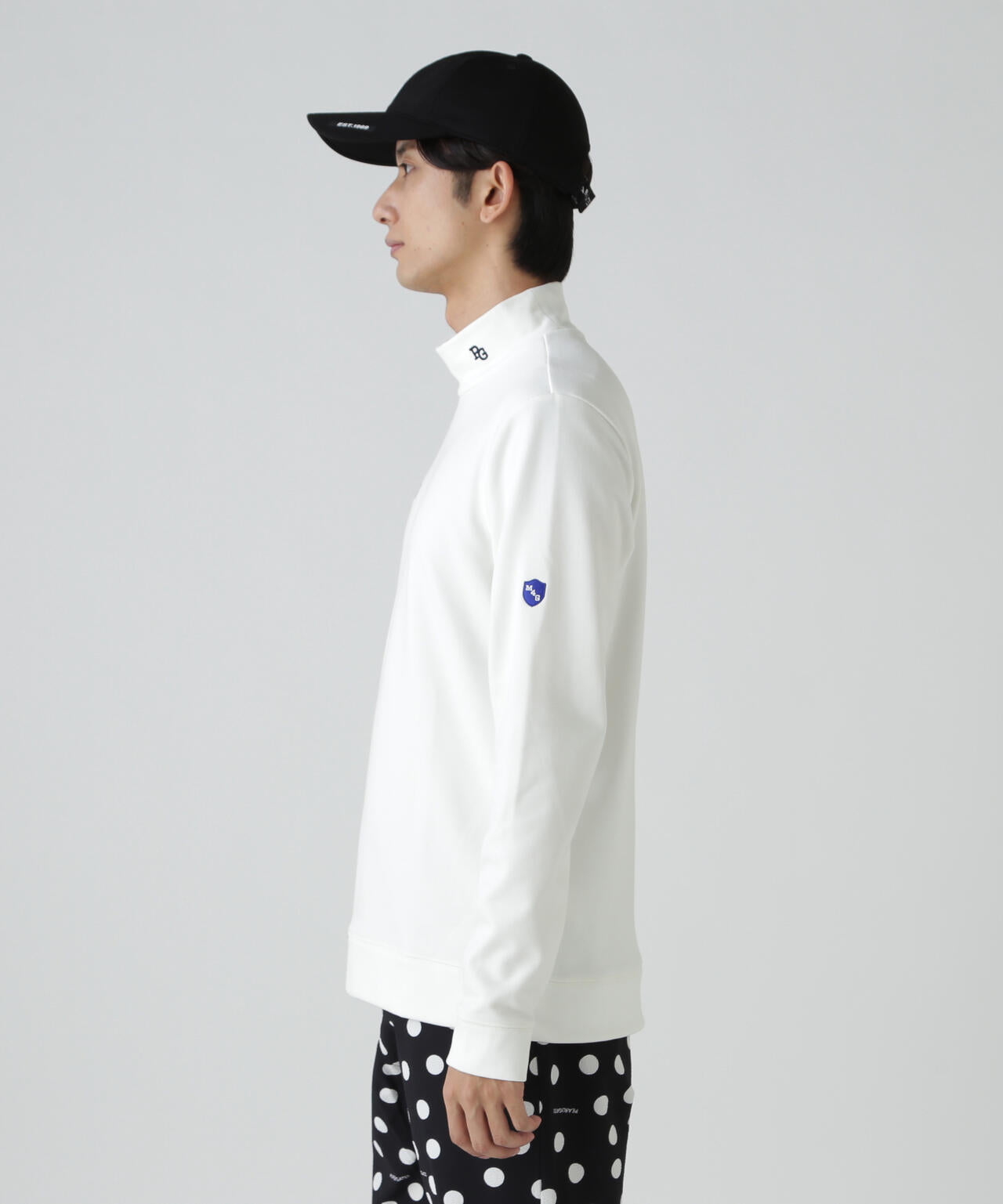 【PG BODY】スーパーファインウールフリース長袖ハイネックカットソー