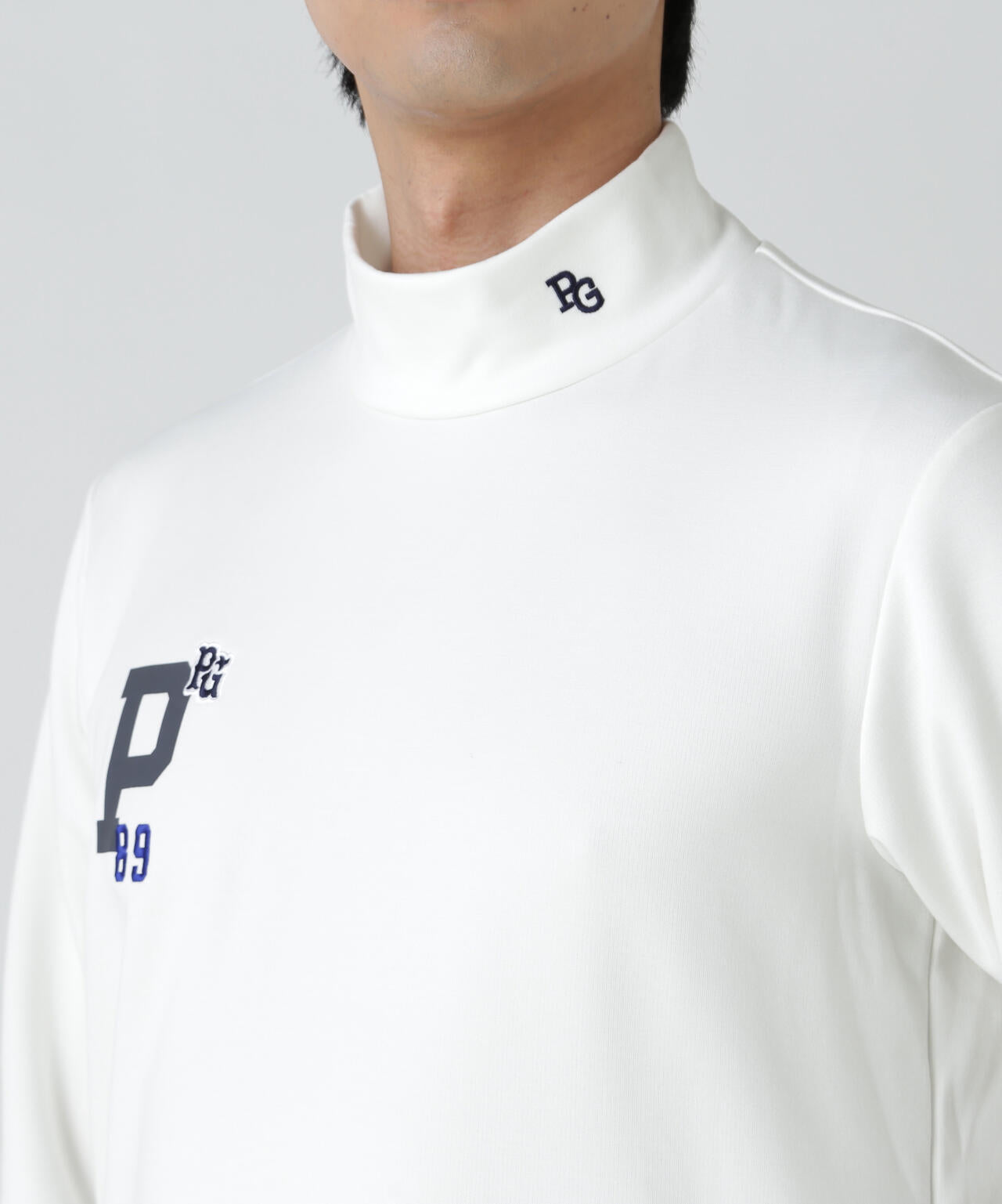 【PG BODY】スーパーファインウールフリース長袖ハイネックカットソー