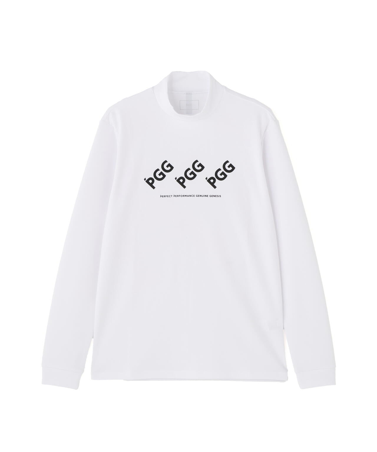 【PGG】【直営店舗&公式オンライン限定】ハイブリッドメッシュ長袖ハイネックカットソー (MENS)