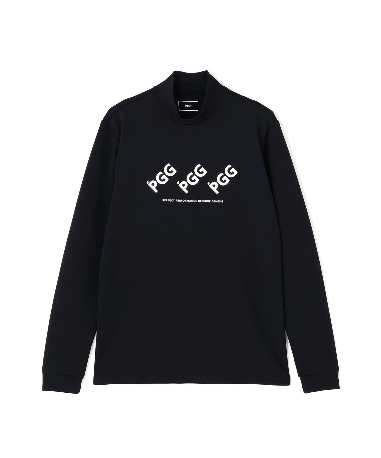 【PGG】【直営店舗&公式オンライン限定】ハイブリッドメッシュ長袖ハイネックカットソー (MENS)