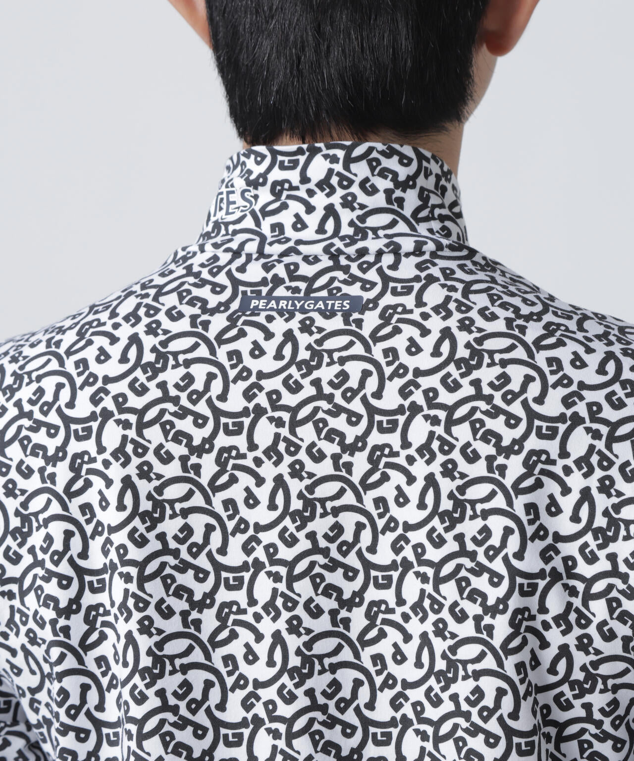 綿ベア天竺長袖ハイネックカットソー <NICO総柄>