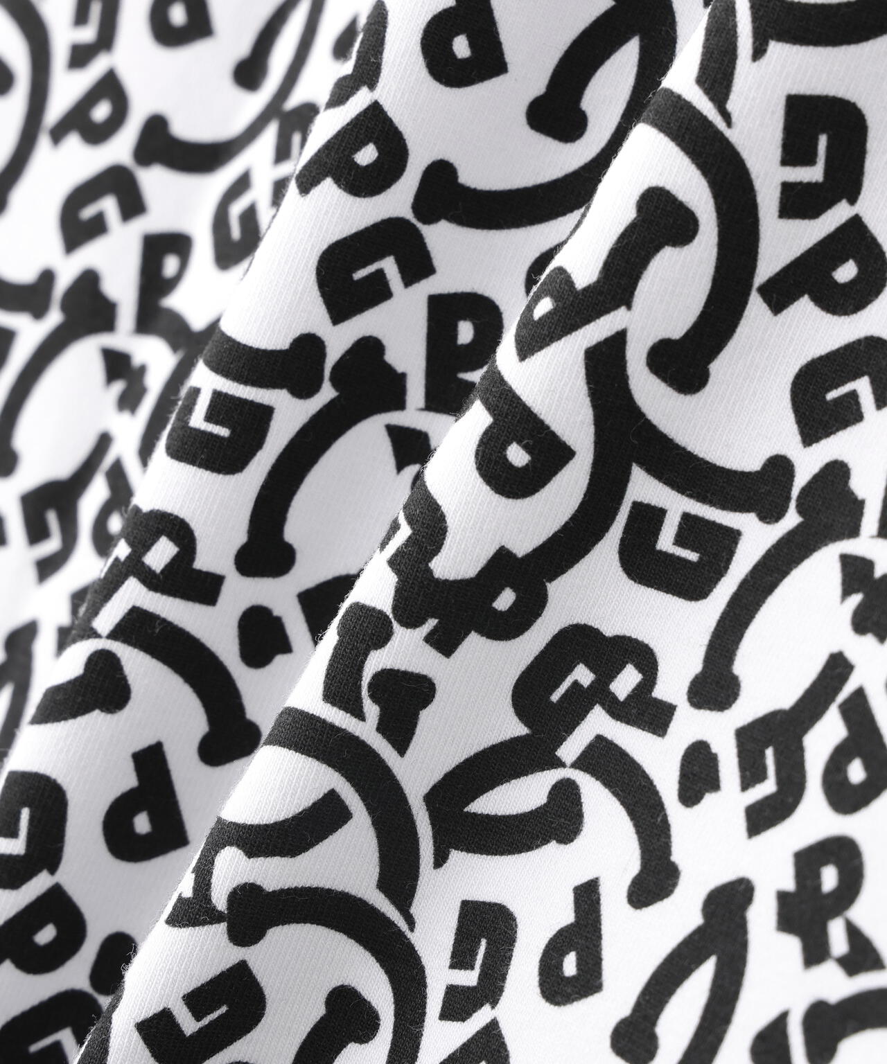 綿ベア天竺長袖ハイネックカットソー <NICO総柄>