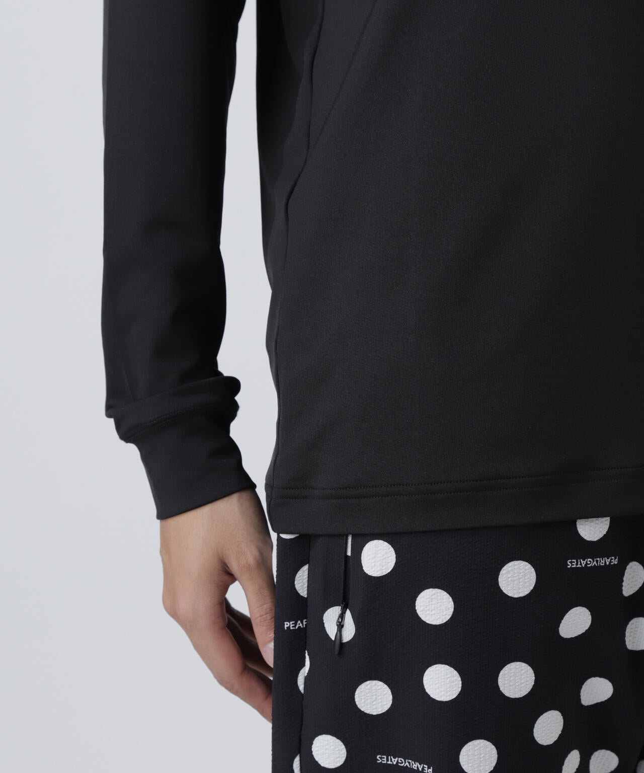 【PG BODY】37.5ベア天竺長袖ハイネックカットソー