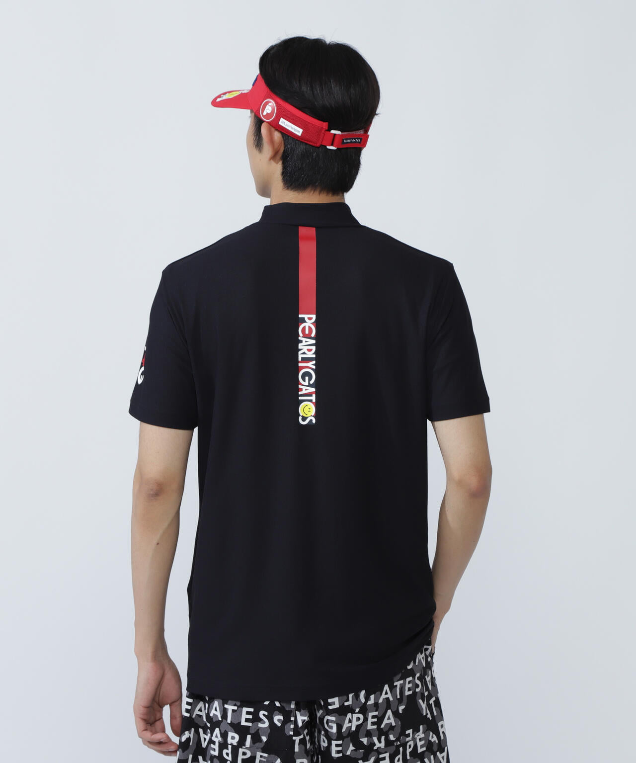 ハニカムカノコ半袖モックネックカットソー