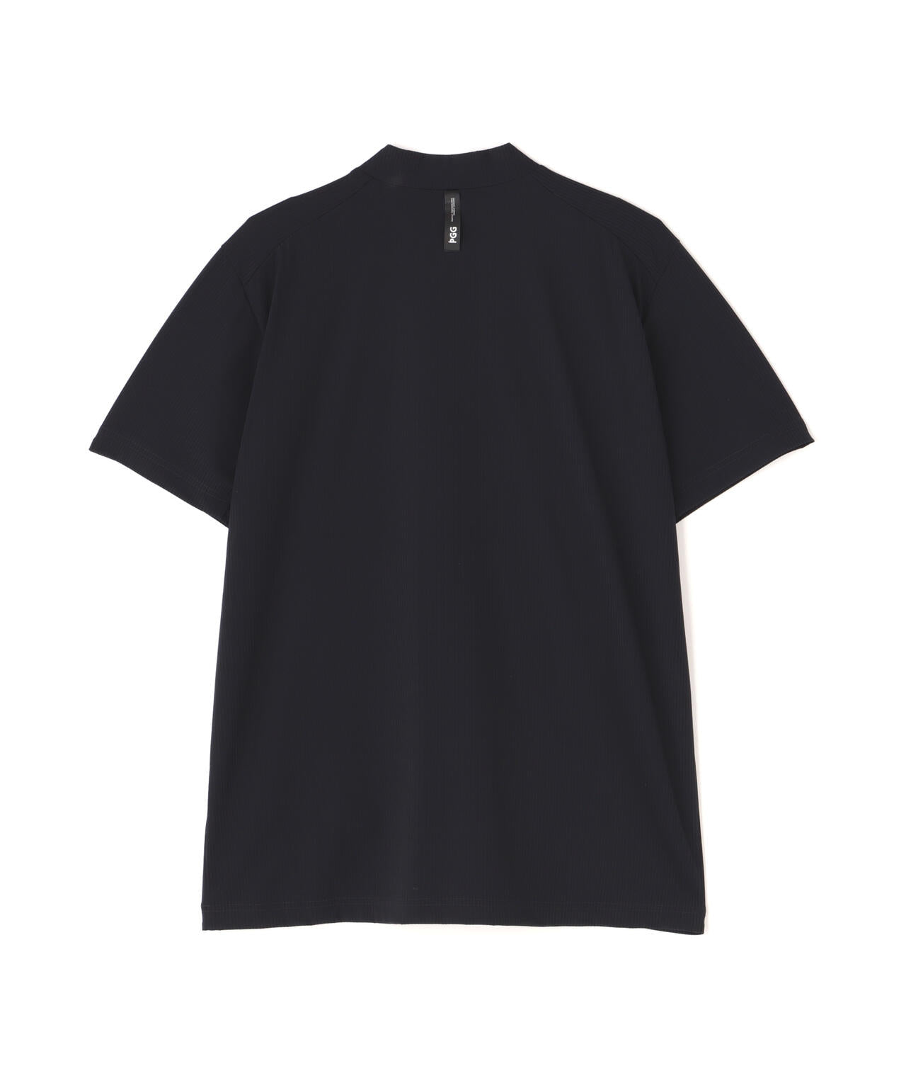 【PGG】【直営店舗&公式オンライン限定】Nyストライプ2WAY半袖モックネックカットソー (MENS)
