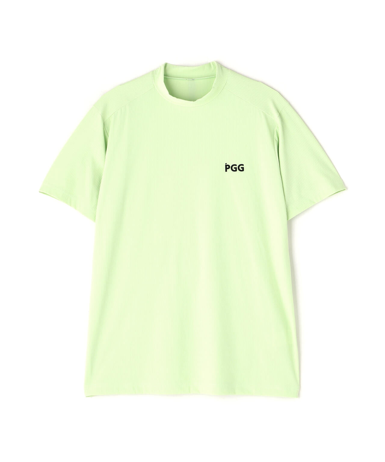 【PGG】【直営店舗&公式オンライン限定】Nyストライプ2WAY半袖モックネックカットソー (MENS)