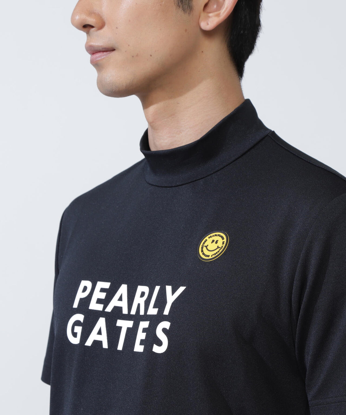 【PG is PG】 ベアカノコ半袖ハイネックカットソー