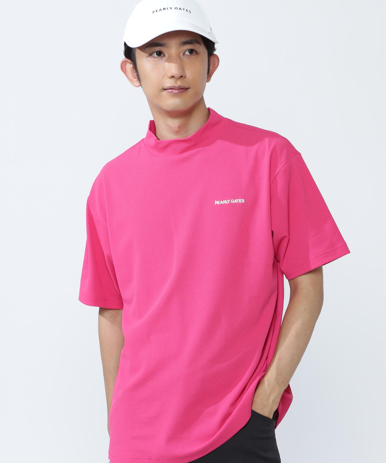 ビュークール半袖ハイネックカットソー