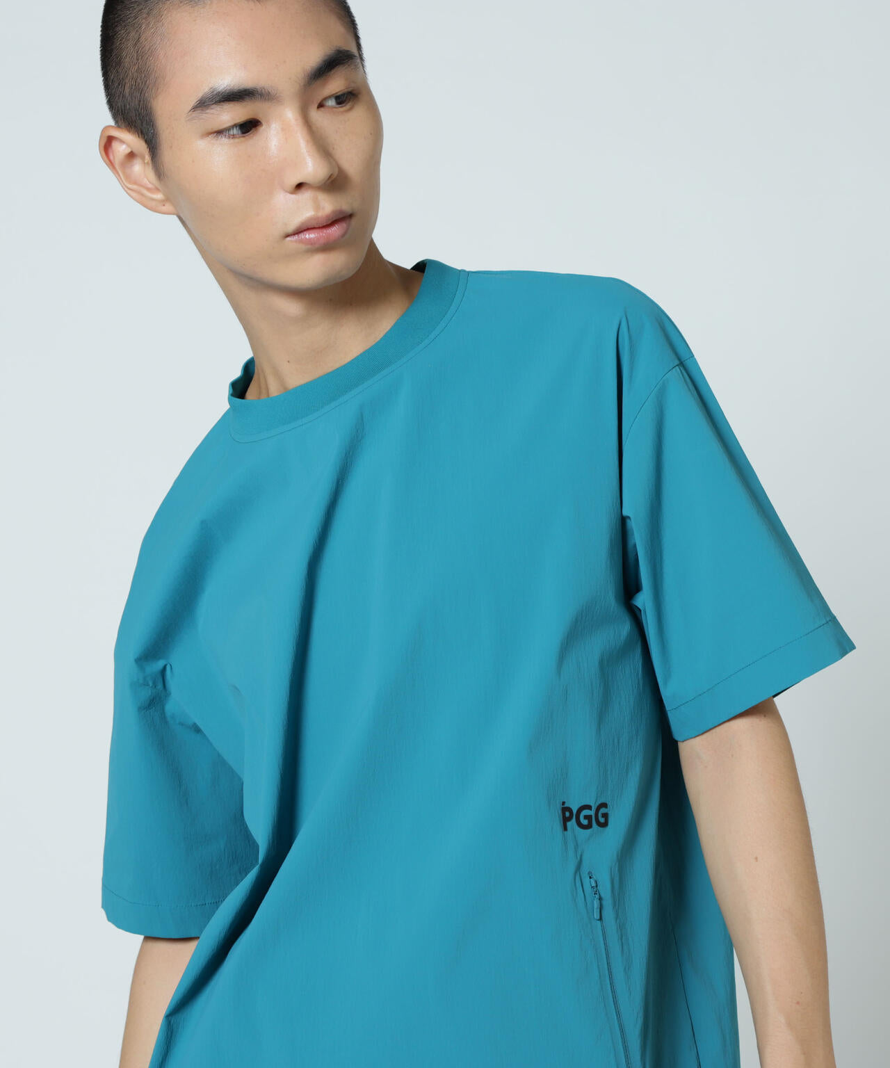 【PGG】【直営店舗&公式オンライン限定】Nyストレッチリップストップ スニードTシャツ (MENS)