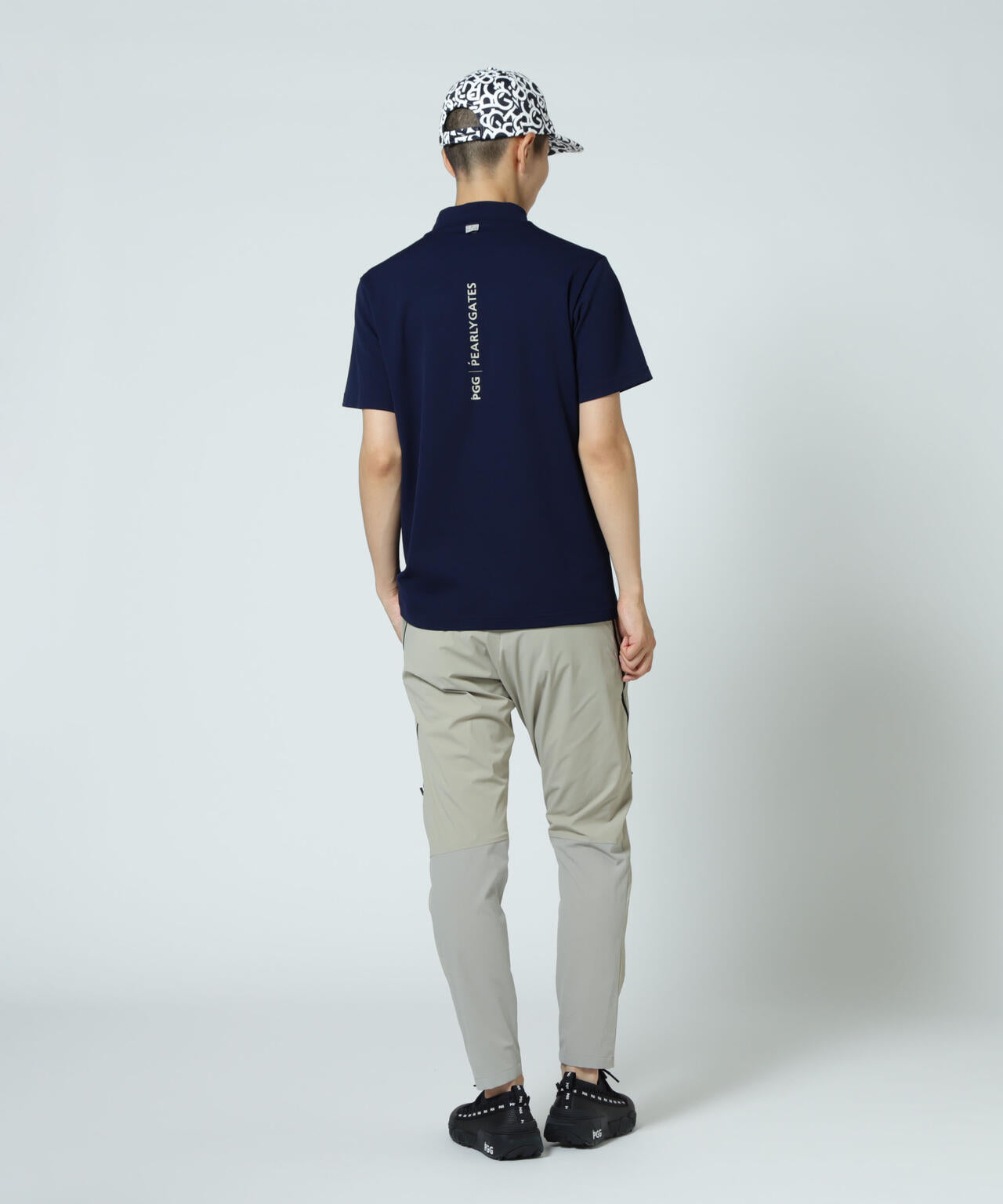 【PGG】【直営店舗&公式オンライン限定】エプシロンダブルメッシュ半袖ハイネックカットソー (MENS)