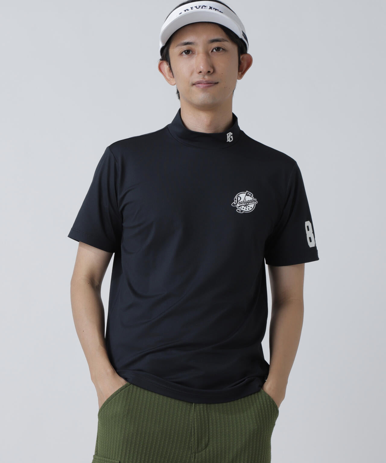 ベアカノコ半袖ハイネックカットソー