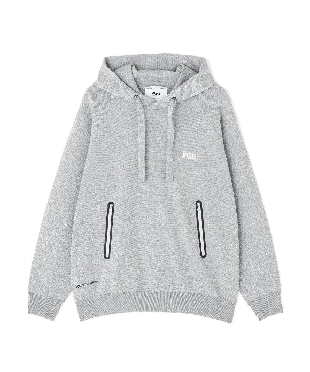【PGG】【直営店舗&公式オンライン限定】ポリエステルヤーンmmニットフーディプルオーバー (MENS)